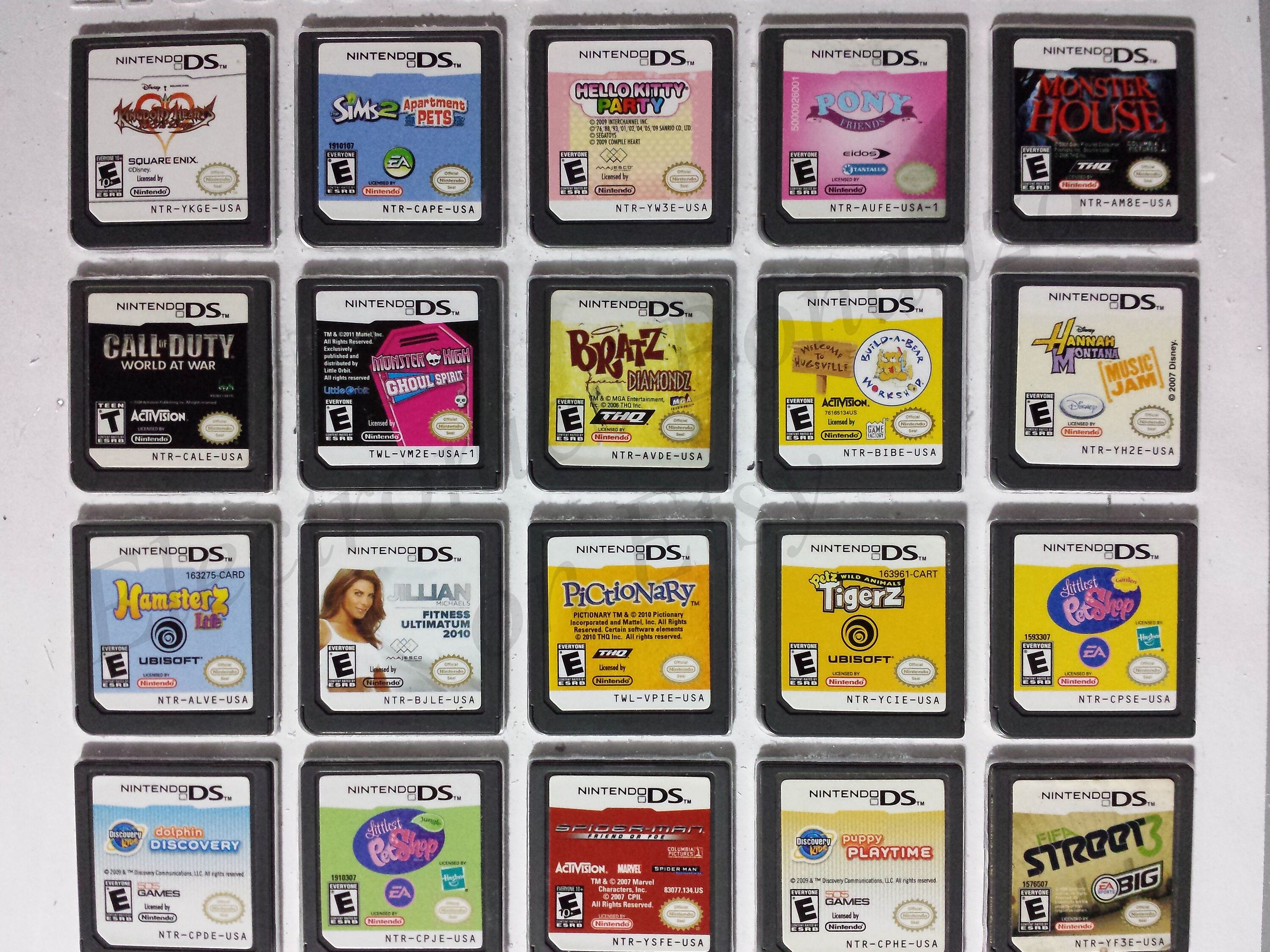 Authentic Nintendo DS Games for DS / Dslite / Dsi / 3DS XL and 2DS