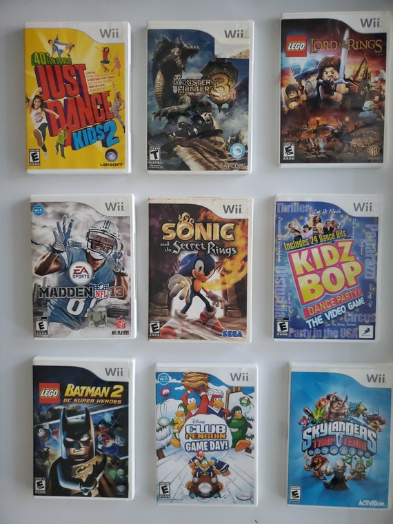 Authentic Wii Games - Etsy