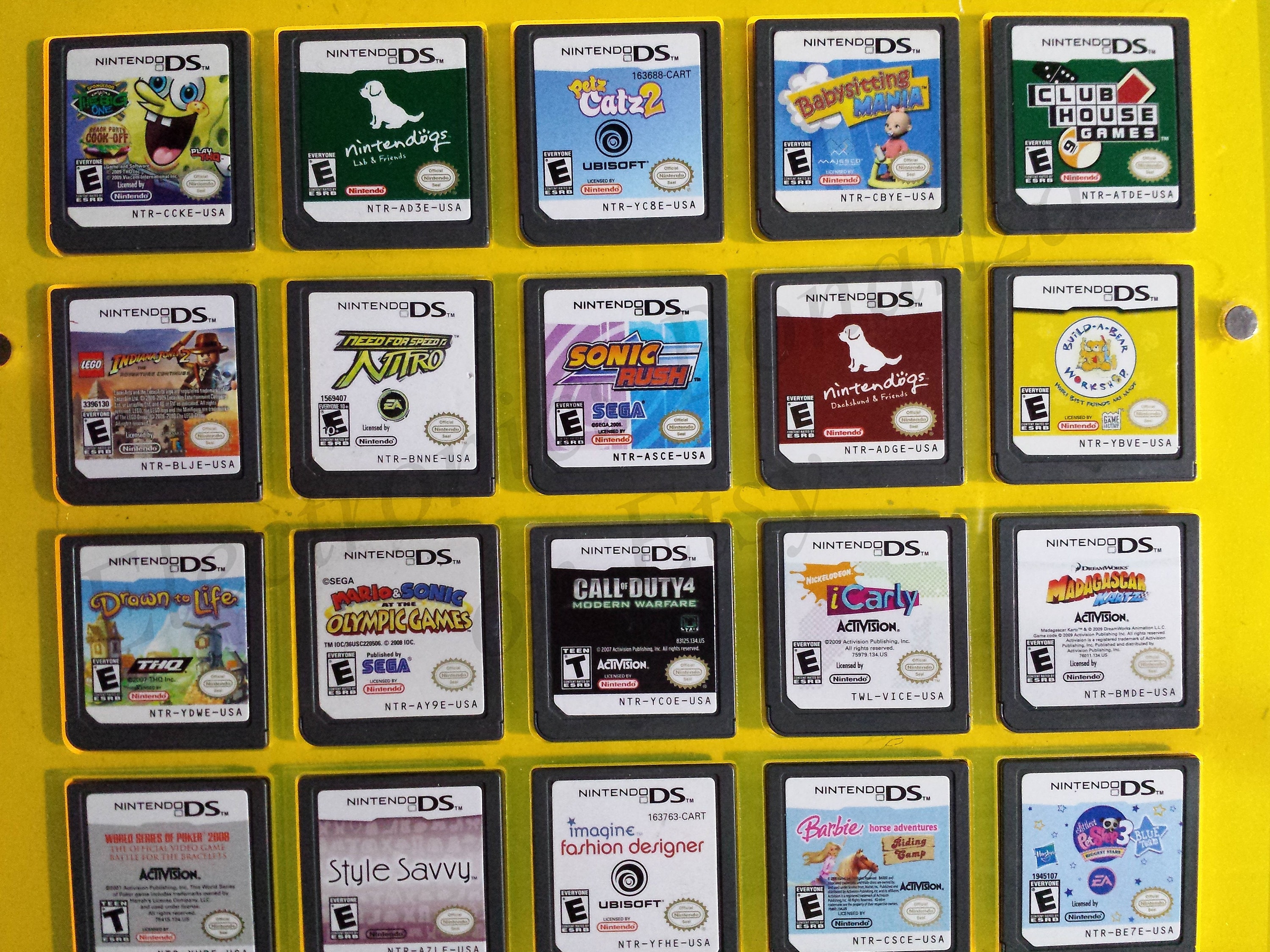 Authentic Nintendo DS Games for DS / Dslite / Dsi / 3DS XL and 2DS