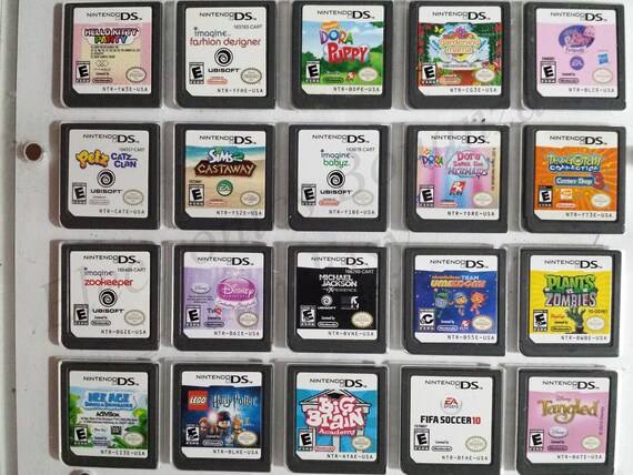 Authentic Nintendo DS Games for DS / Dslite / Dsi / 3DS XL and 2DS