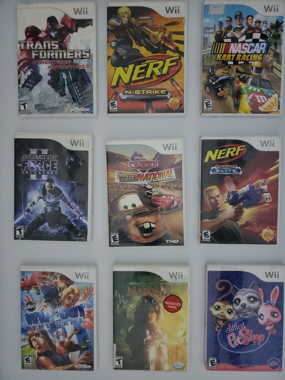 Authentic Nintendo Wii Games - Etsy
