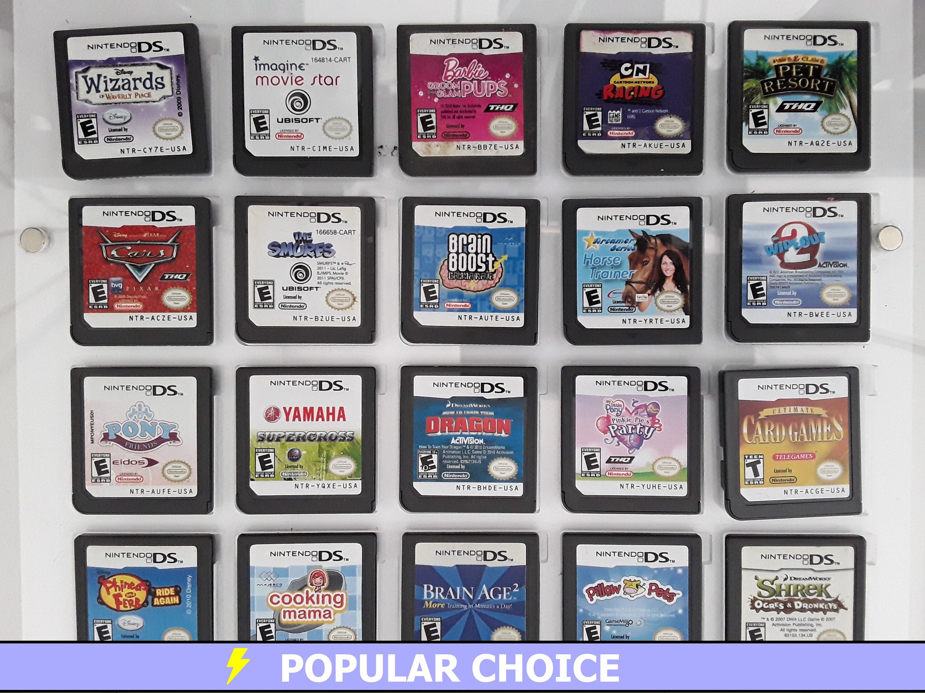 Authentic Nintendo DS Games for DS / Dslite / Dsi / 3DS XL and 2DS
