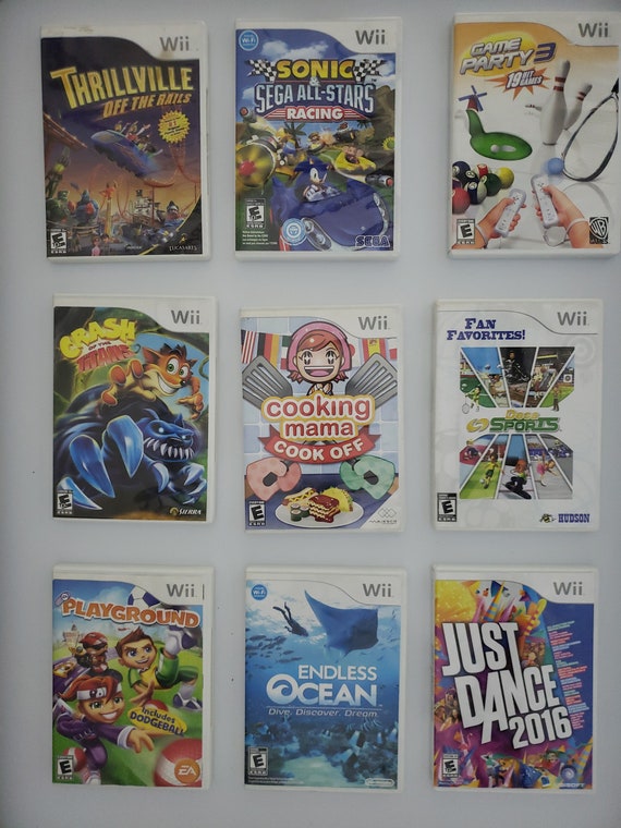Authentic Nintendo Wii Games - Etsy Canada