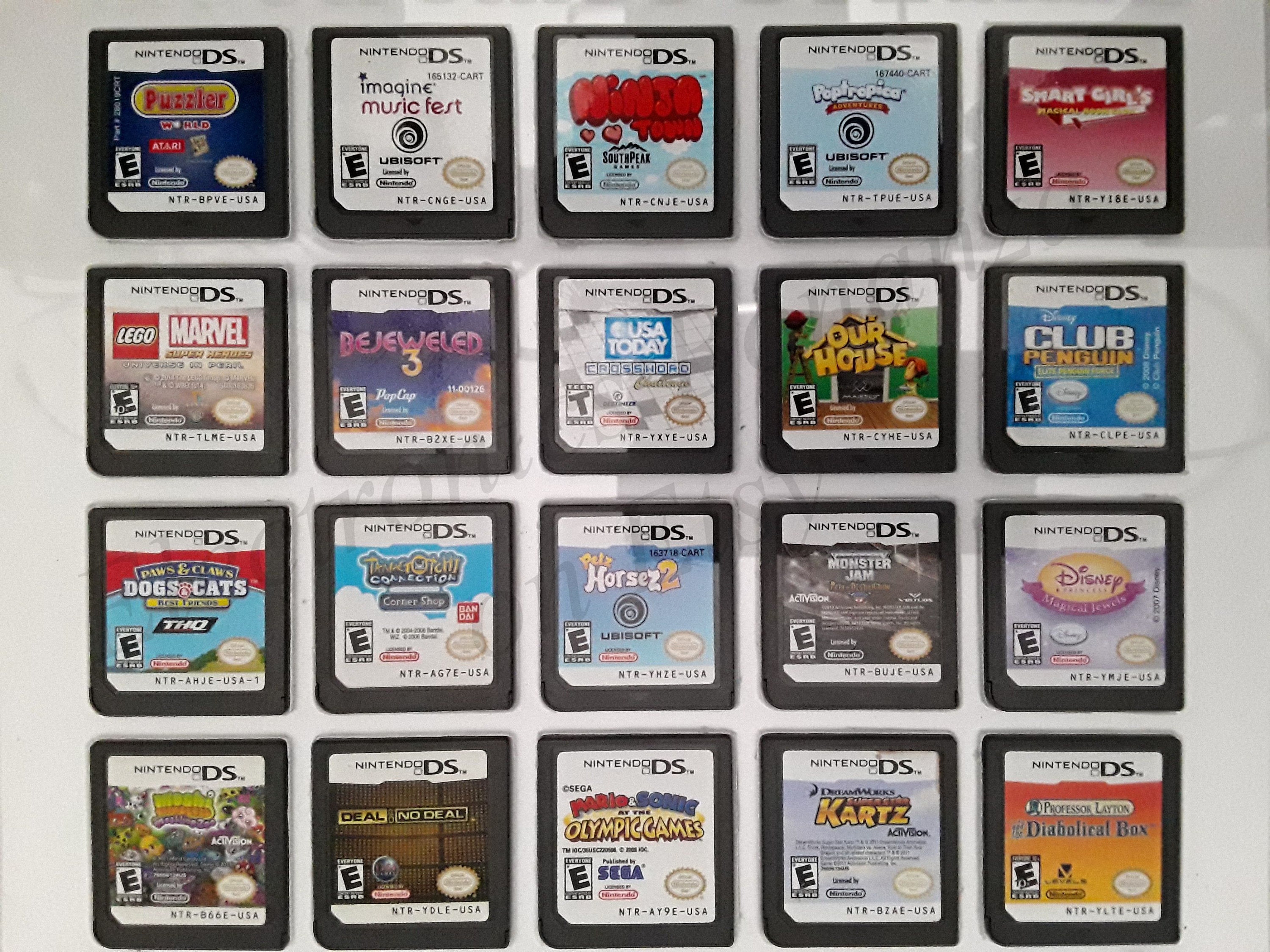 Authentic Nintendo DS Games for DS / Dslite / Dsi / 3DS XL and 2DS
