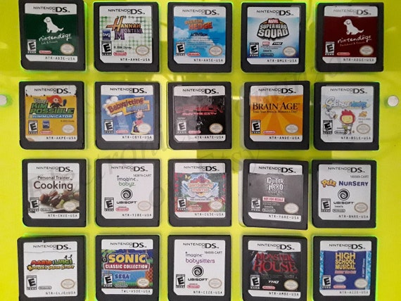 Authentic Nintendo DS Games for DS / Dslite / Dsi / 3DS XL and 2DS