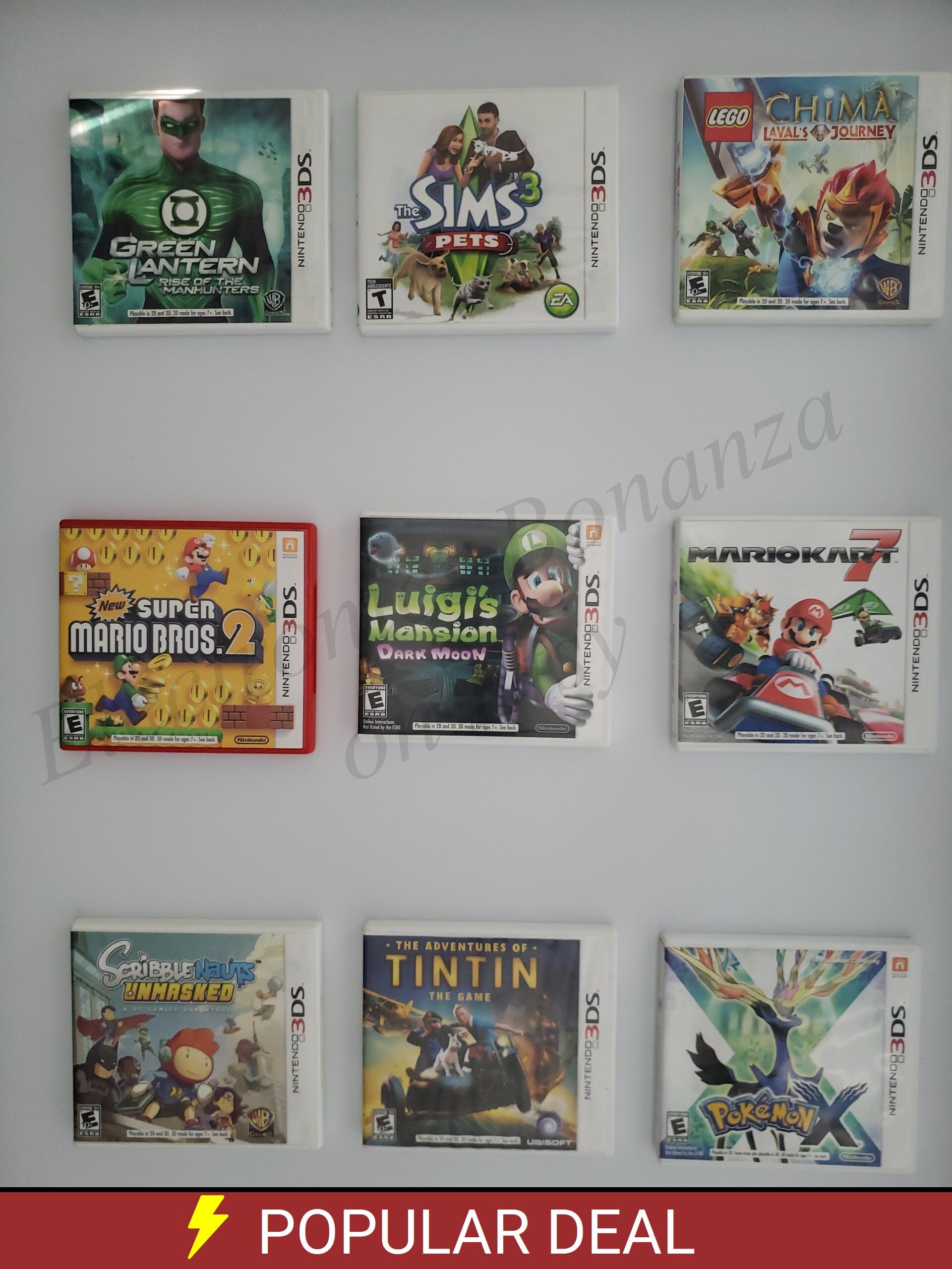 Authentic Nintendo 3DS Games - Etsy