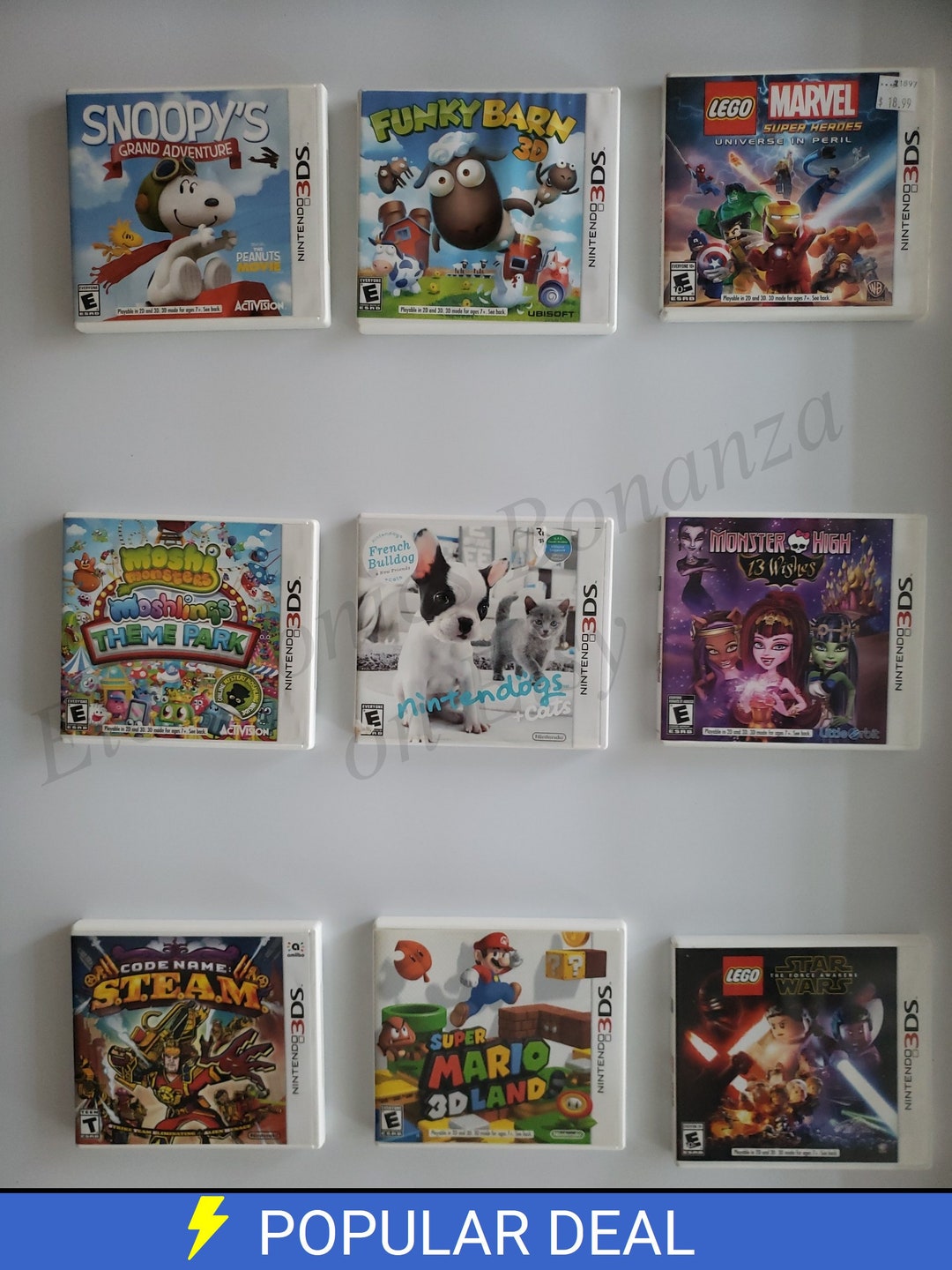 Authentic Nintendo 3DS Games - Etsy