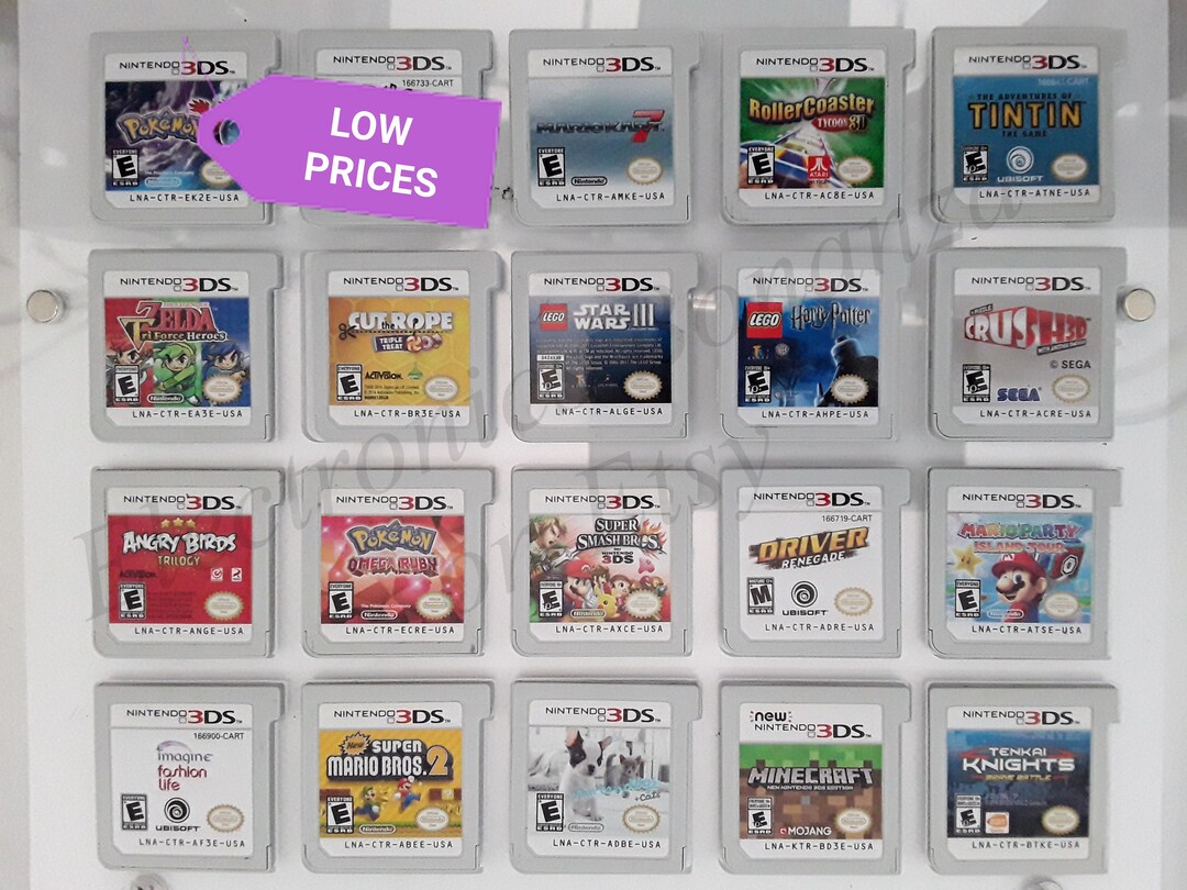 Authentic Nintendo 3DS Games - Etsy