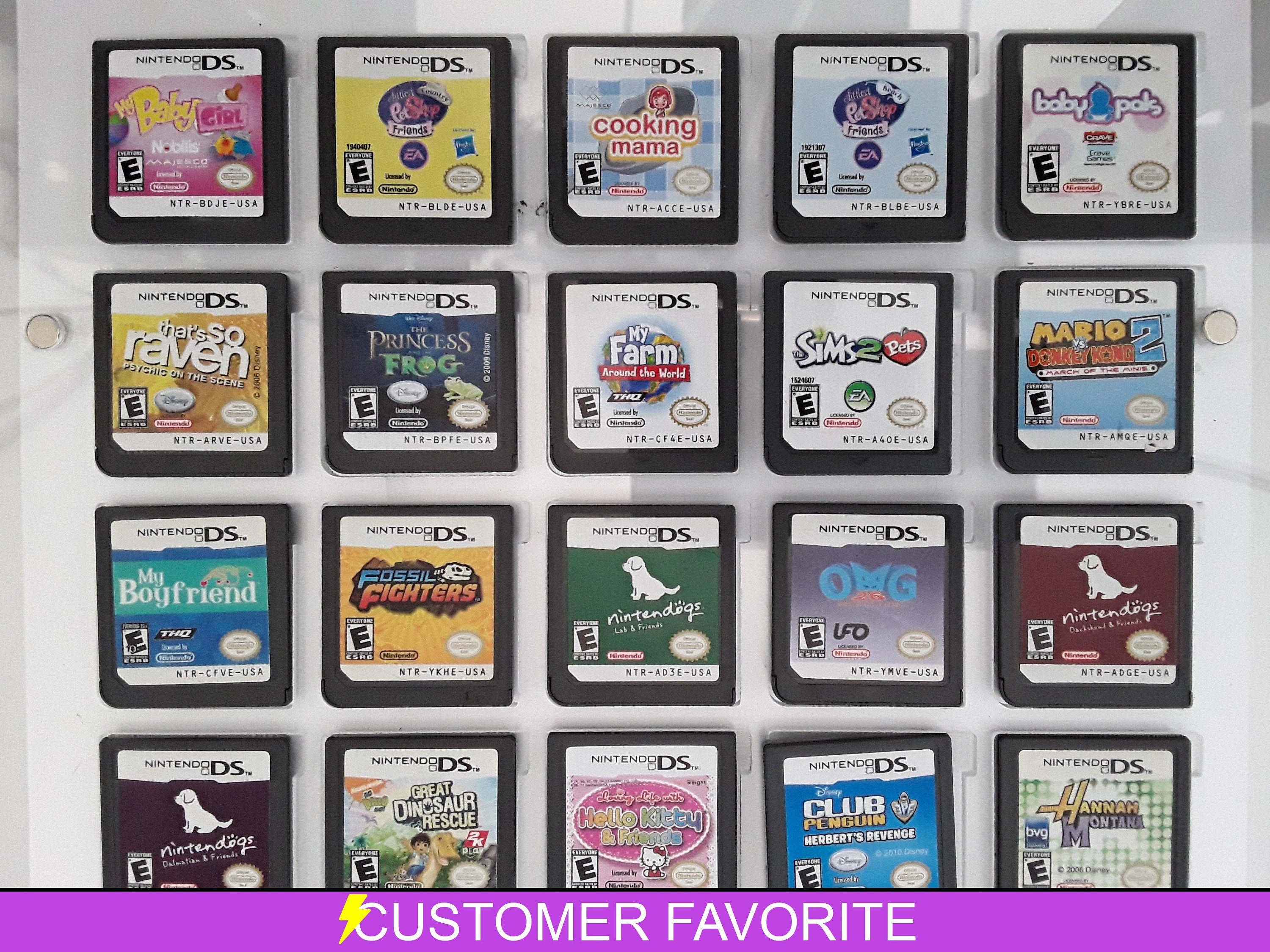 Authentic Nintendo DS Games for DS / Dslite / Dsi / 3DS XL and 2DS