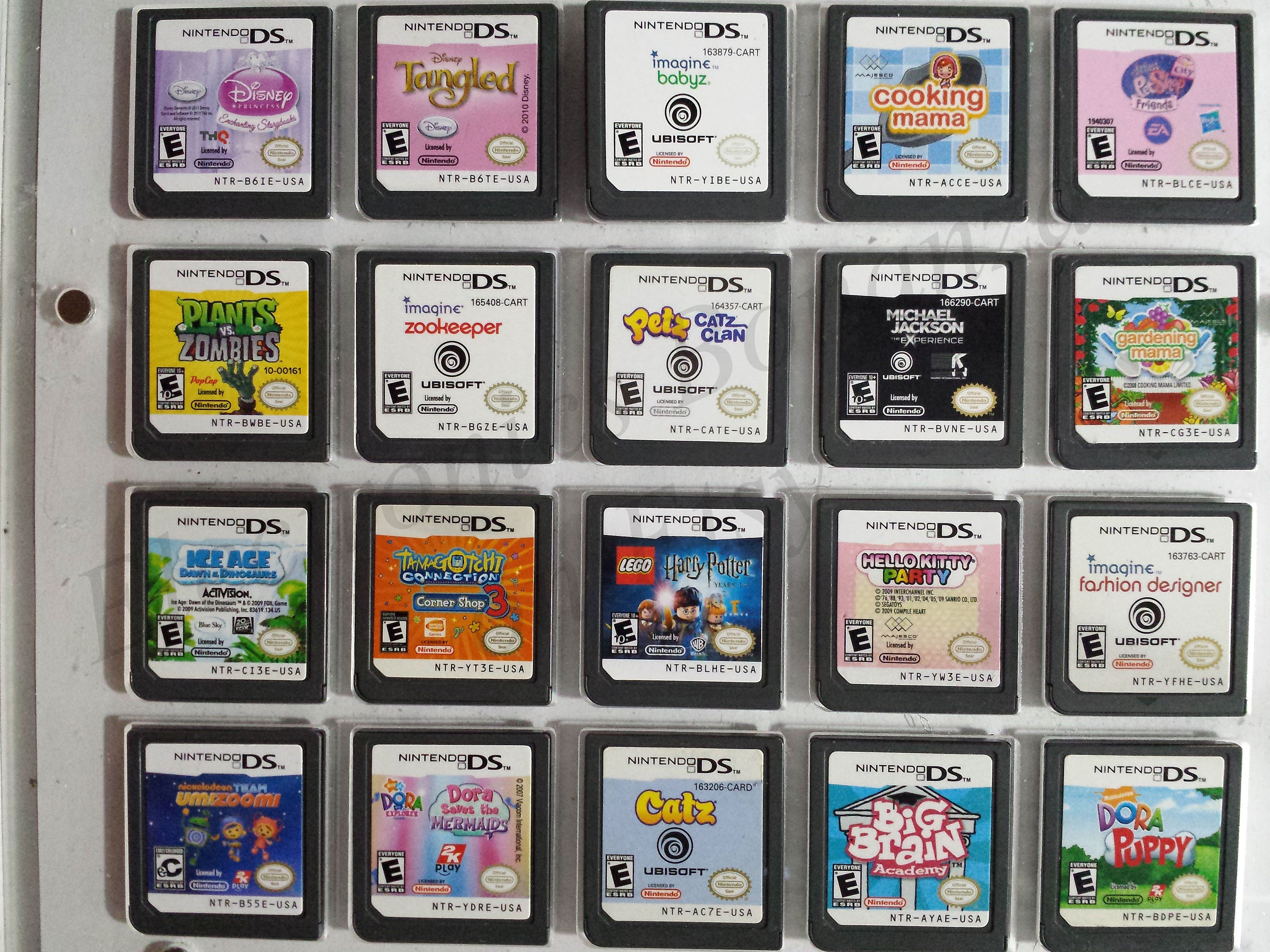Authentic Nintendo DS Games for DS / Dslite / Dsi / 3DS XL and 2DS
