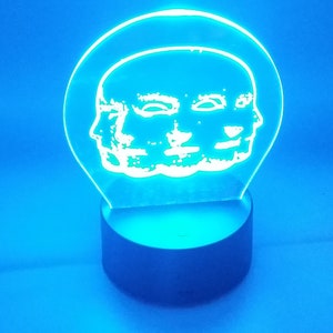 EDM Hand-Carved Multi-Color LED Night Light - Desk Lamp with iOS / Android App Control