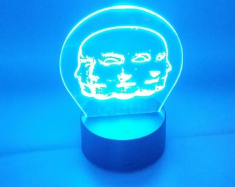 EDM Hand-Carved Multi-Color LED Night Light - Desk Lamp with iOS / Android App Control