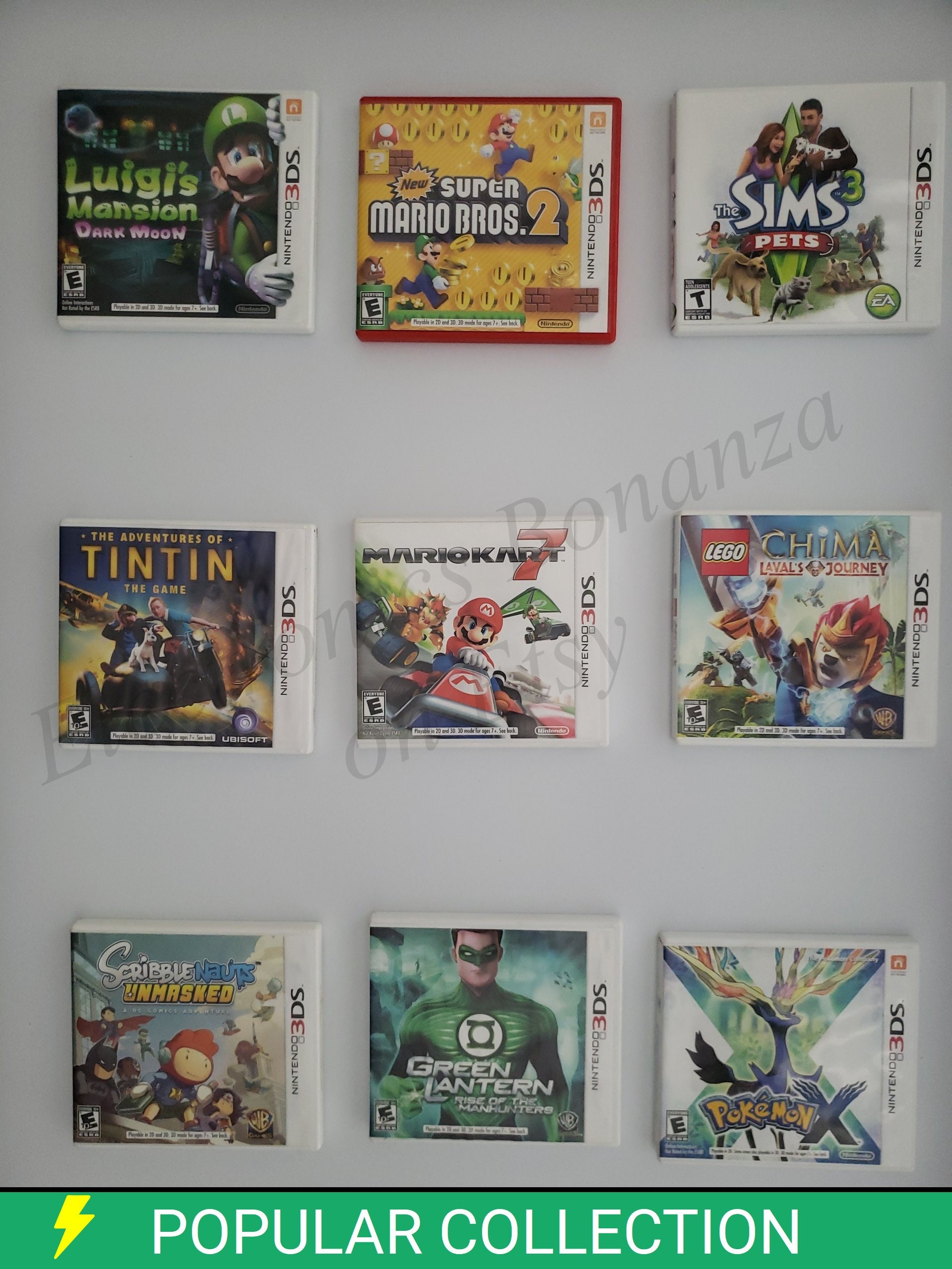 Authentic Nintendo 3DS Games - Etsy