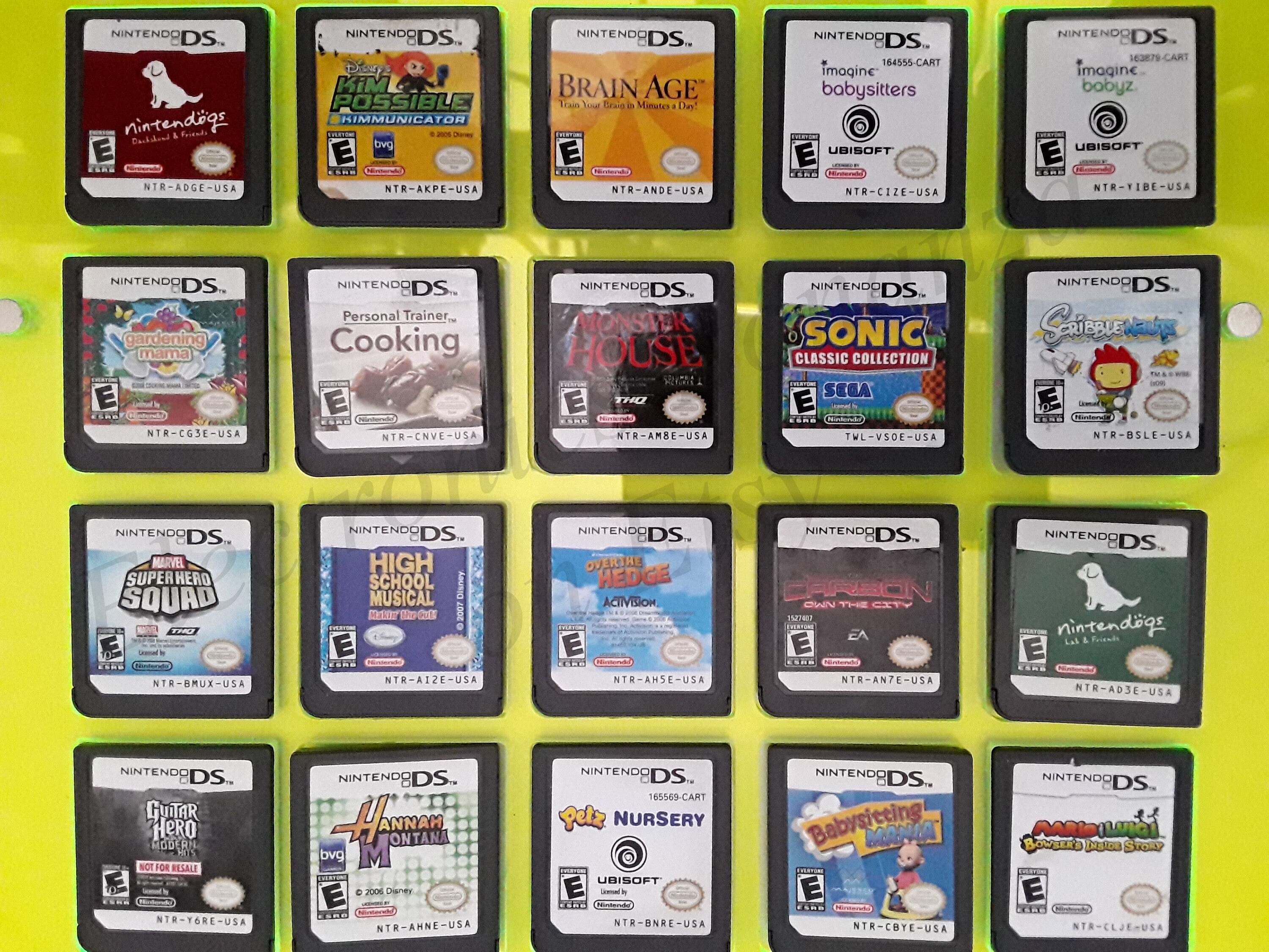 Authentic Nintendo DS Games for DS / Dslite / Dsi / 3DS XL and 2DS