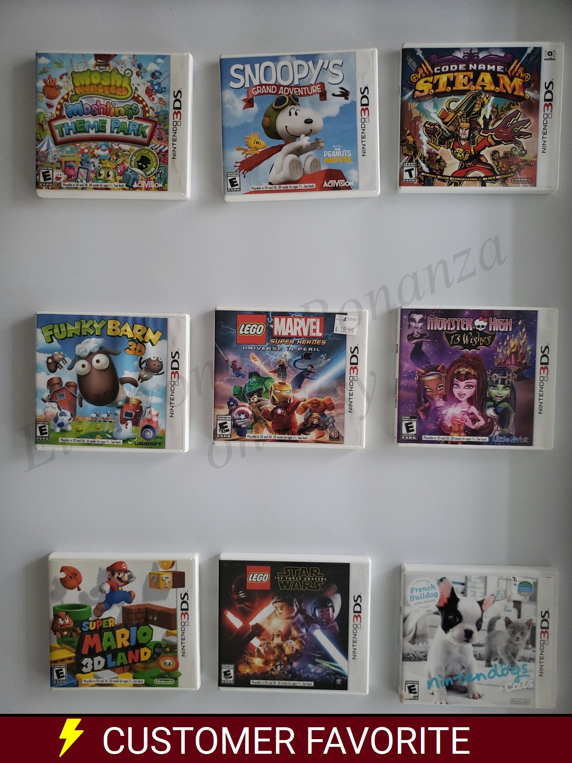 Authentic Nintendo 3DS Games - Etsy