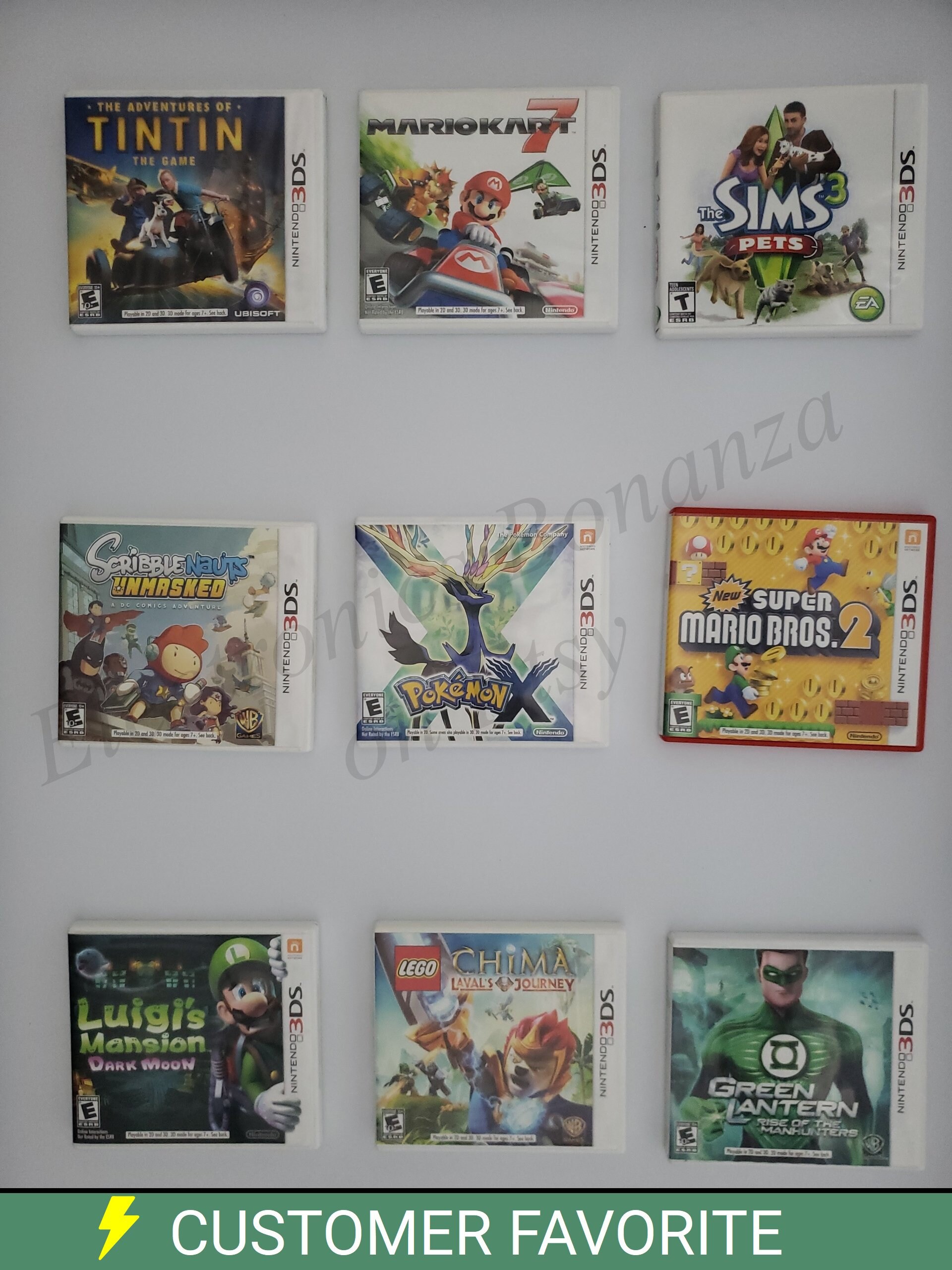 Authentic Nintendo 3DS Games - Etsy