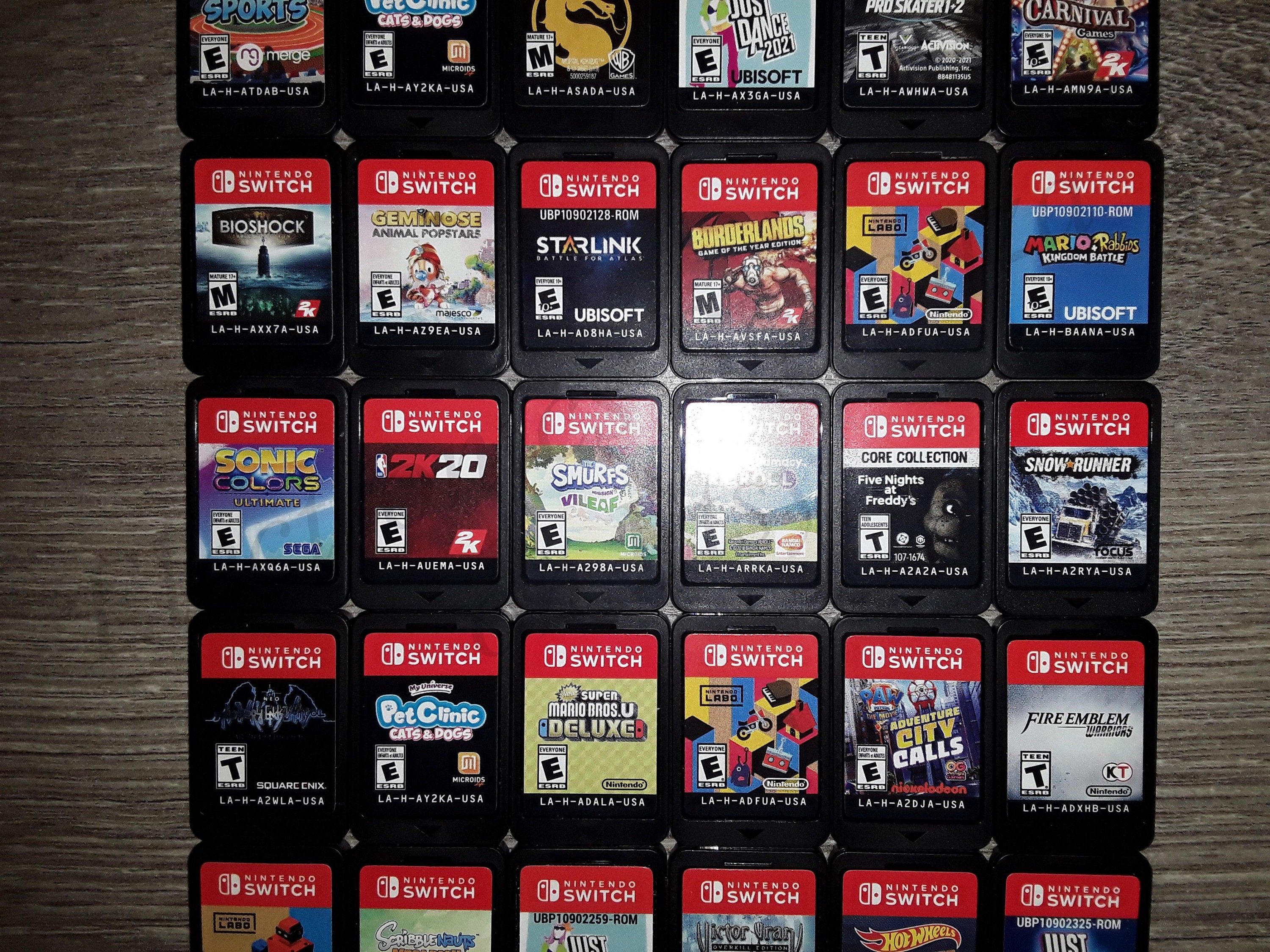 Authentic Nintendo Switch Games 