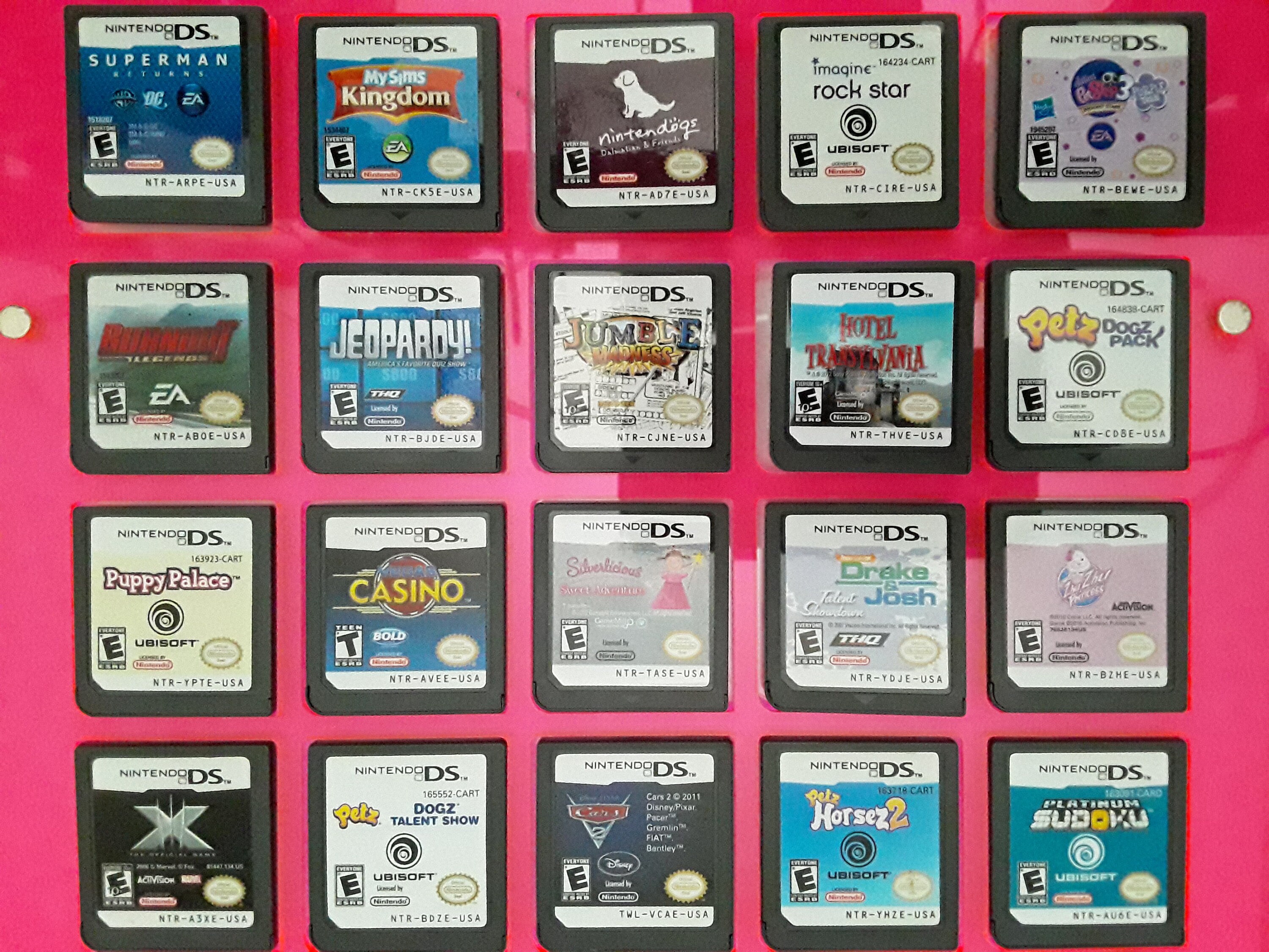 Authentic Nintendo DS Games for DS / Dslite / Dsi / 3DS XL and 2DS