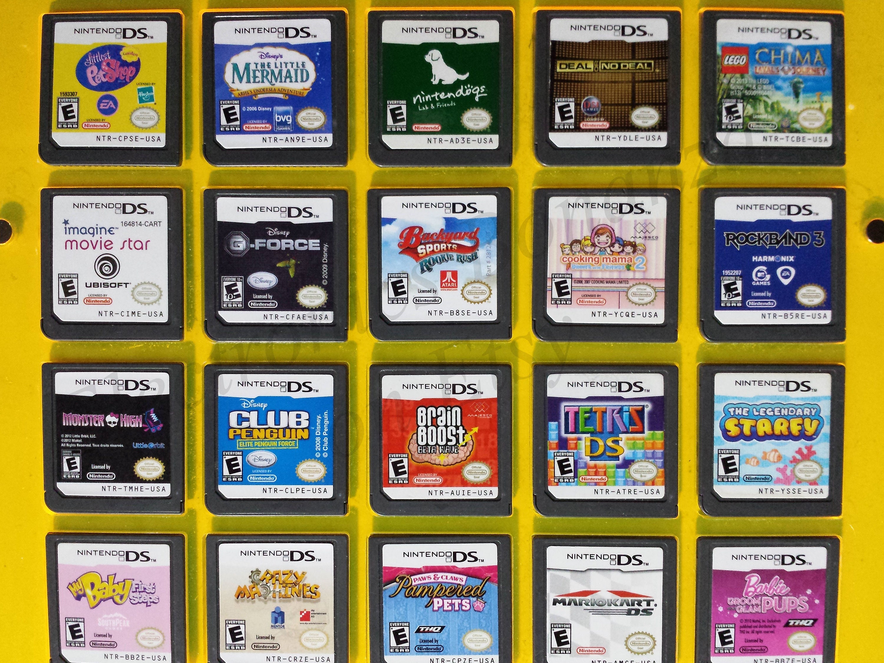 Authentic Nintendo DS Games for DS / DSLite / DSi / 3DS XL and 2DS