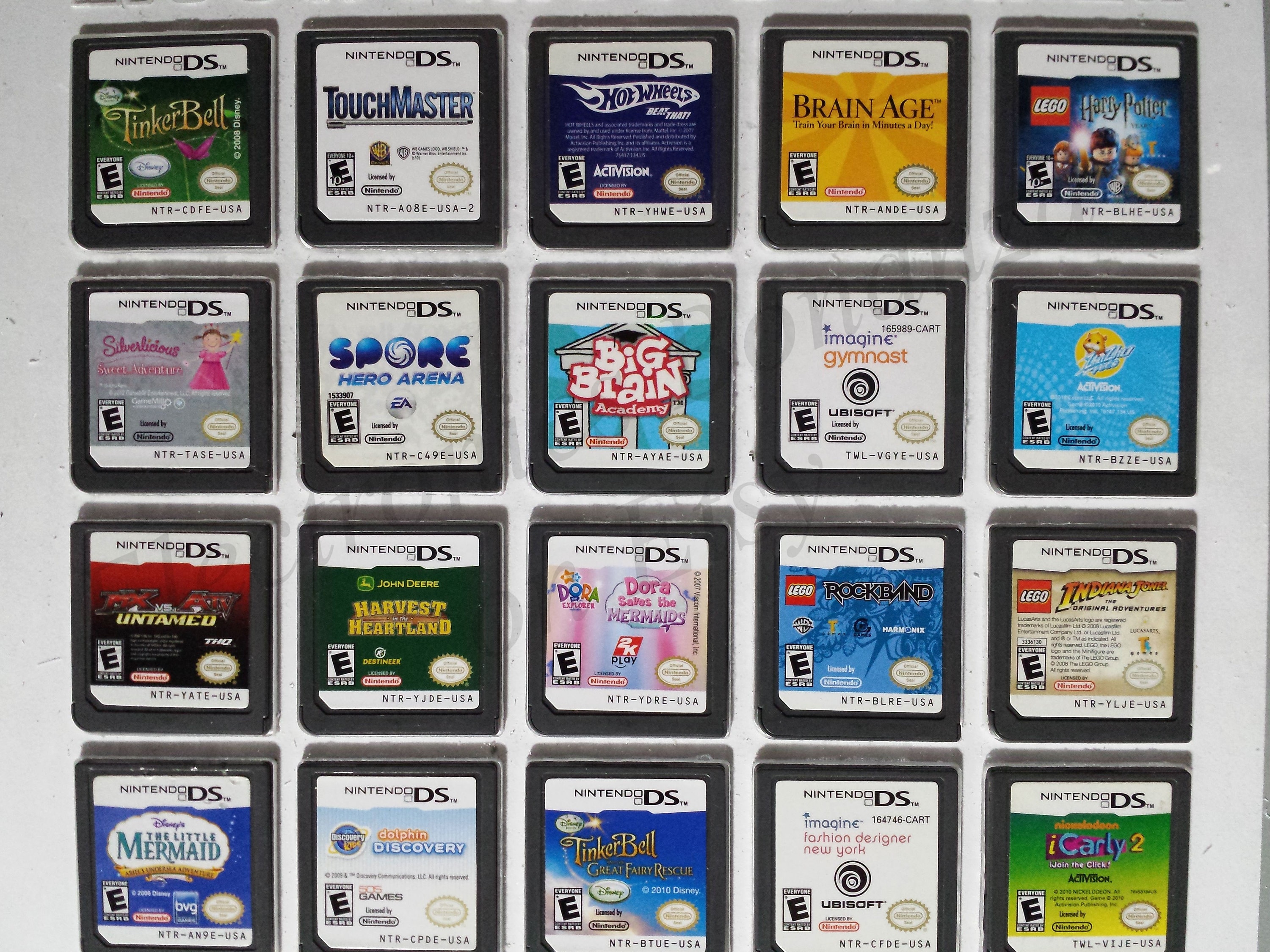Authentic Nintendo DS Games for DS DSLite DSi 3DS XL and 2DS