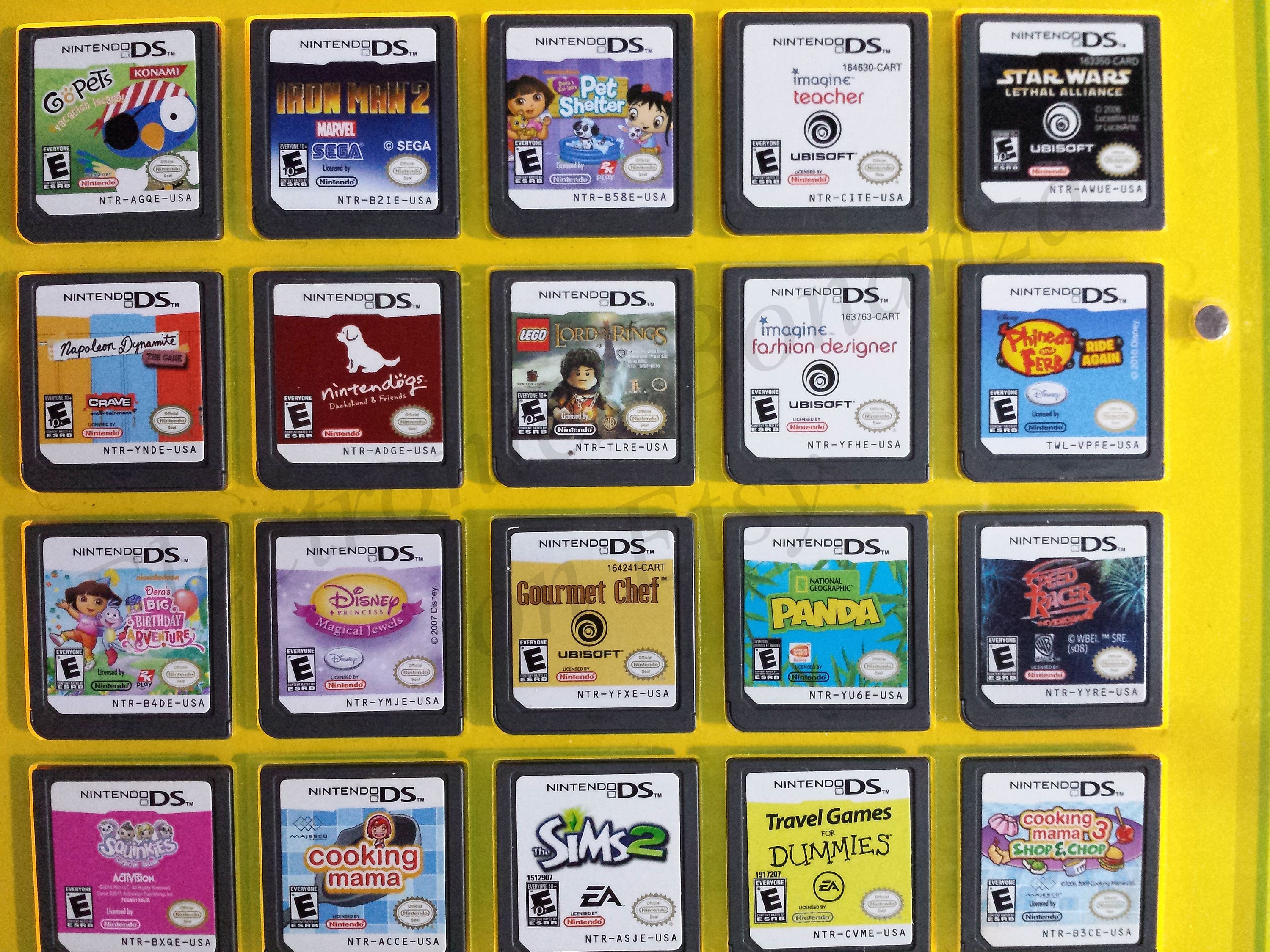 Authentic Nintendo DS Games for DS / Dslite / Dsi / 3DS XL and 2DS