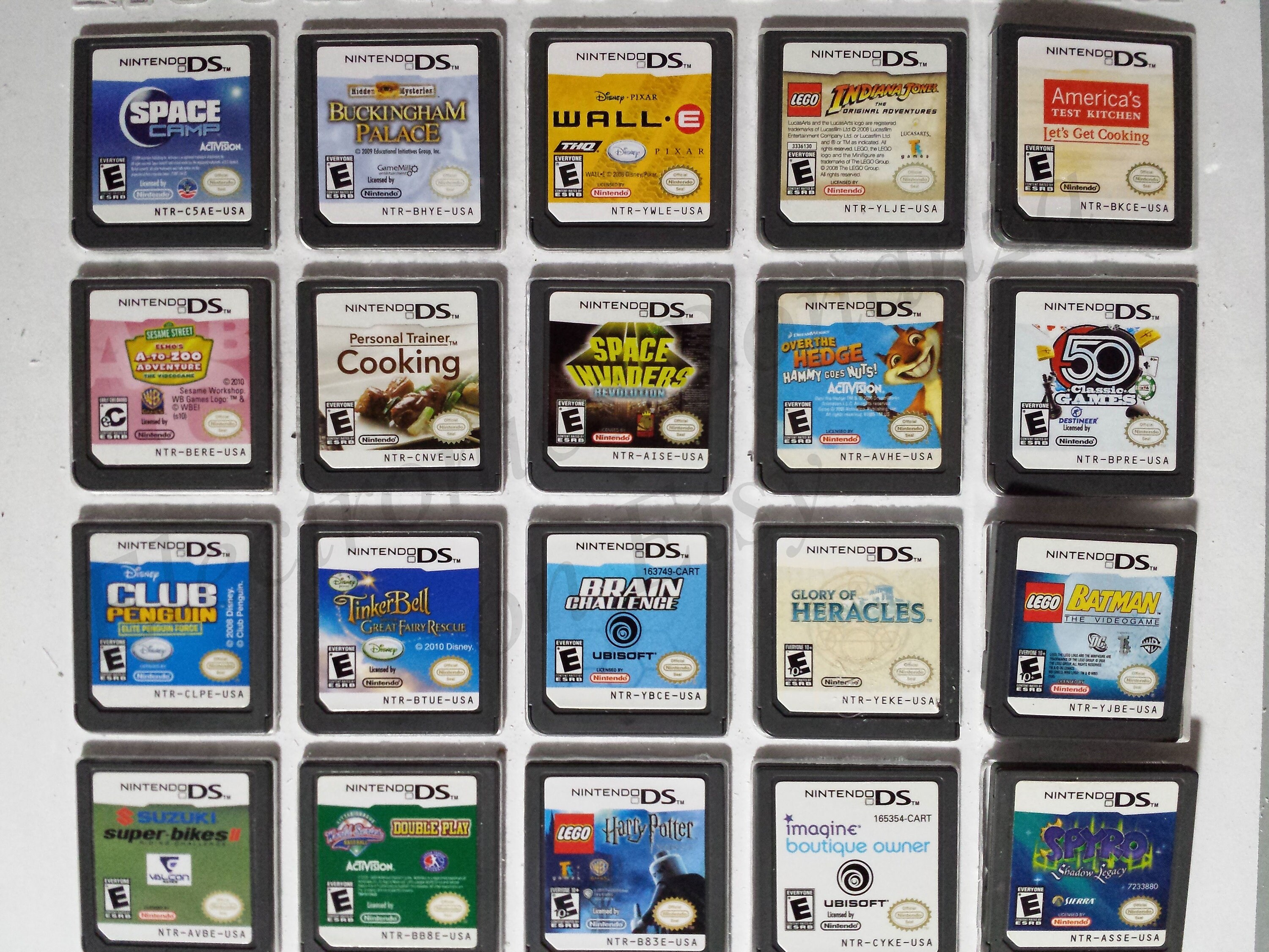 Authentic Nintendo DS Games for DS / Dslite / Dsi / 3DS XL and 2DS