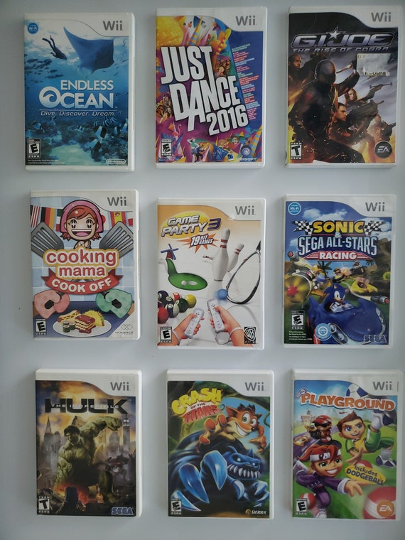 Authentic Nintendo Wii Games - Etsy