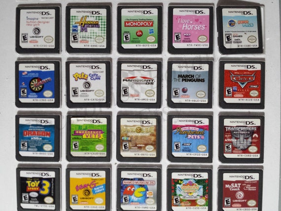 Poner la mesa Evento Iniciar sesión Juegos auténticos de Nintendo DS para DS / DSLite / DSi / 3DS - Etsy México