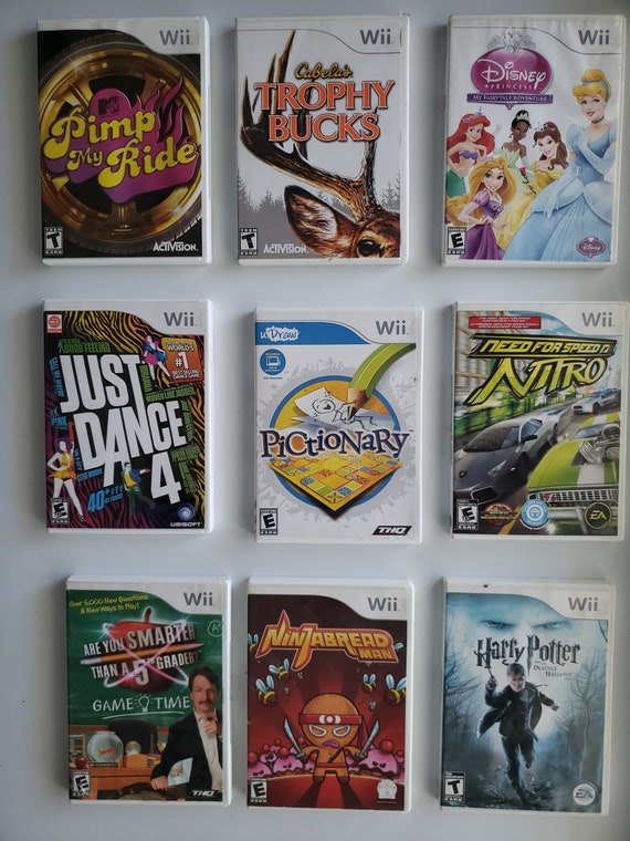 Authentic Nintendo Wii Games - Etsy