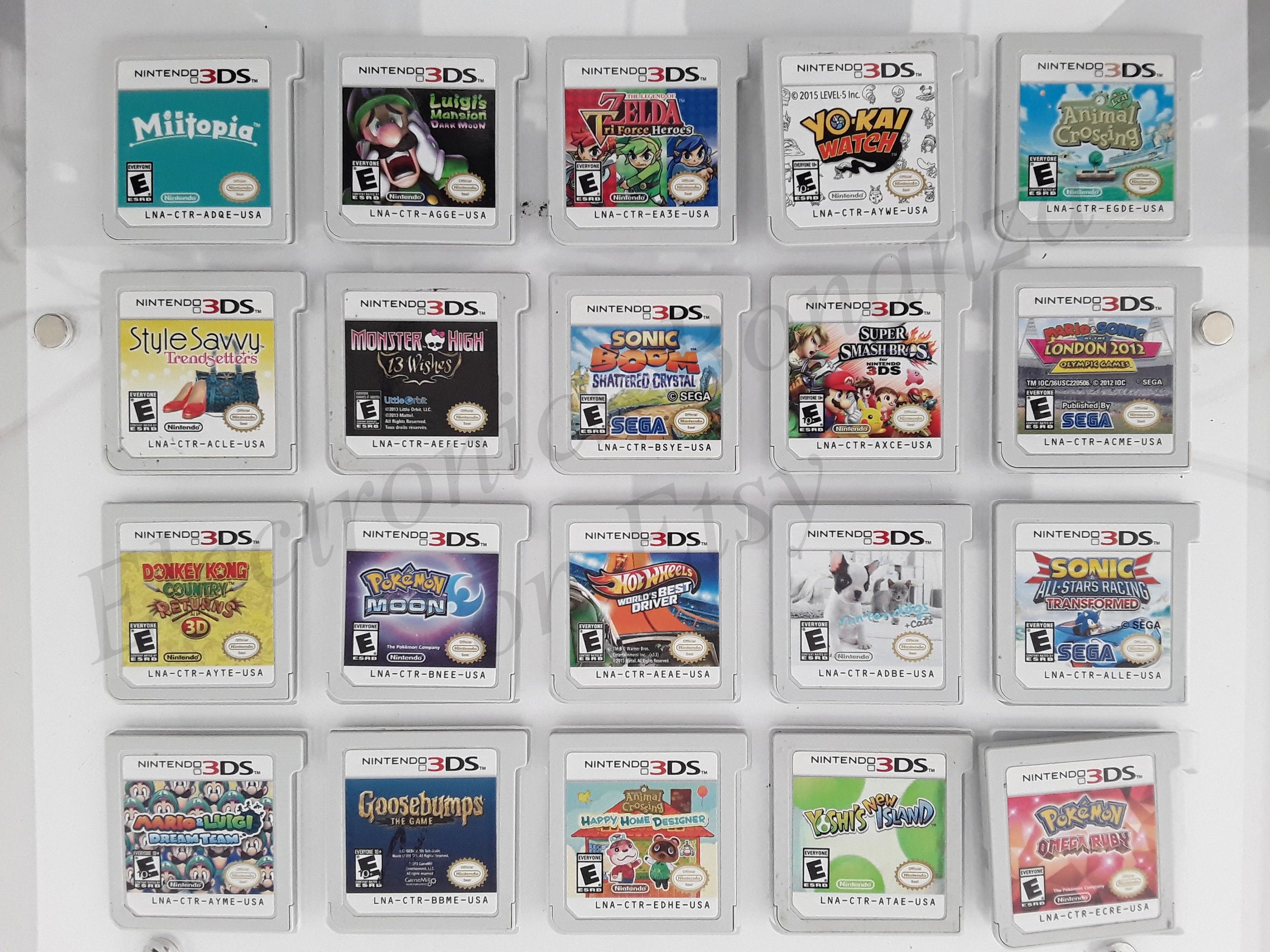 Authentic Nintendo 3DS Games - Etsy