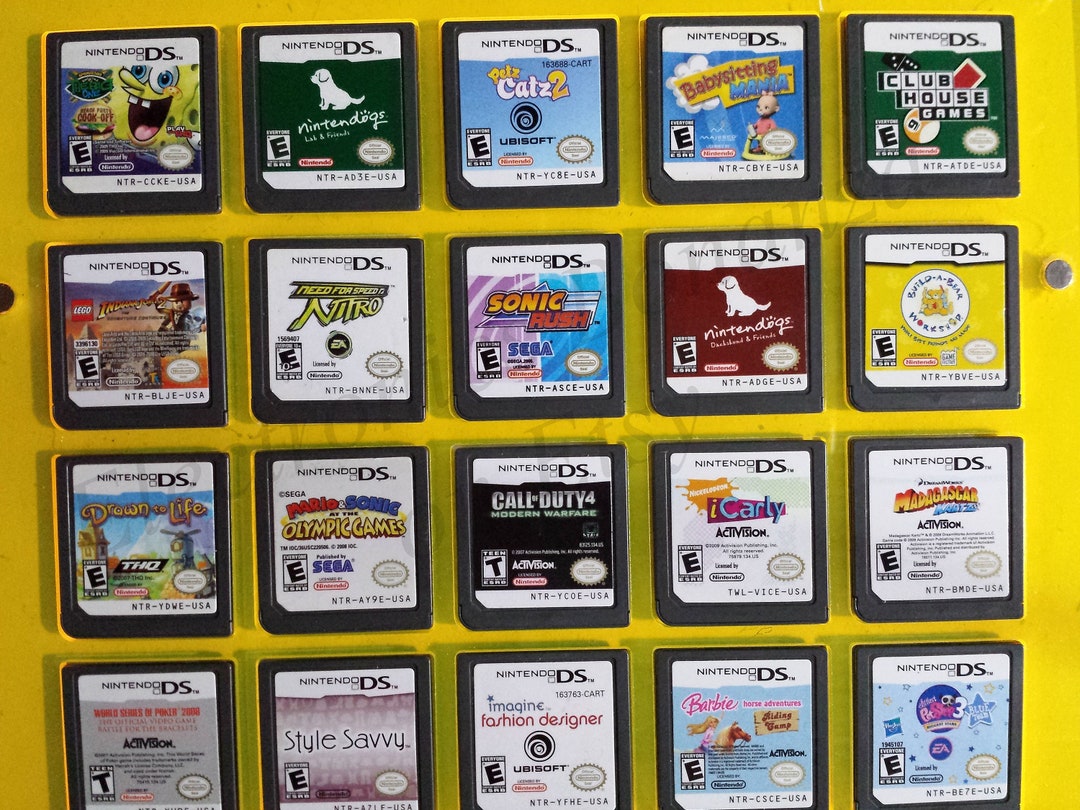 Authentic Nintendo DS Games for DS / Dslite / Dsi / 3DS XL and 2DS