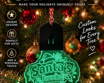 Custom Christmas Decorations — Personalized Holiday Ornament Packs