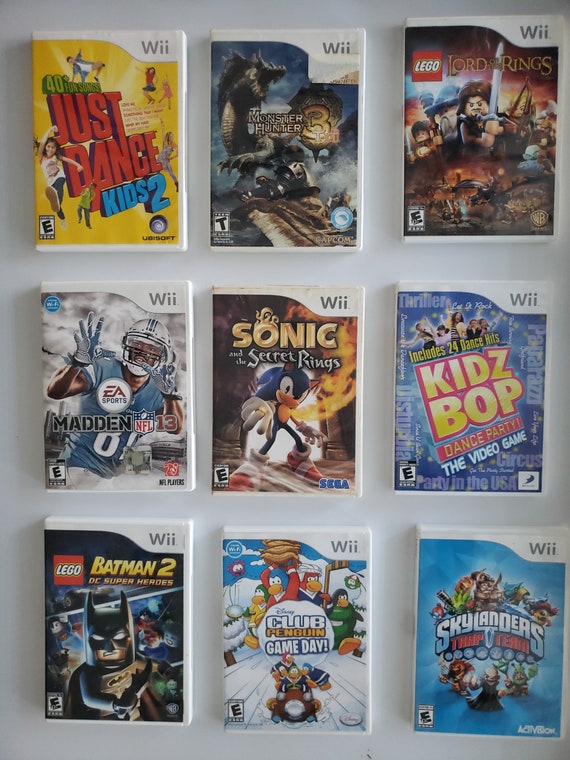 Authentic Wii Games - Etsy