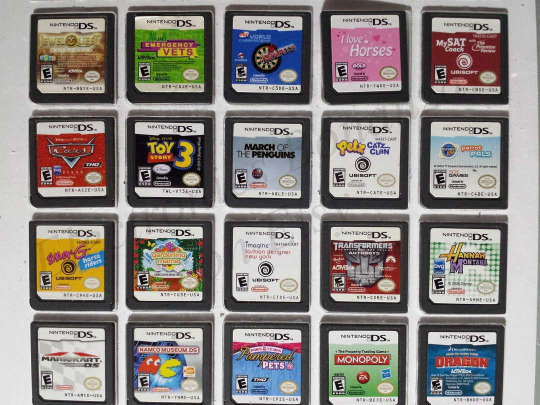 伊*5様 Nintendo DSシリーズ 3台セット ゲームカード付き Amazon.co.jp: 520 in 1 ゲームカートリッジ DSゲームパックカード