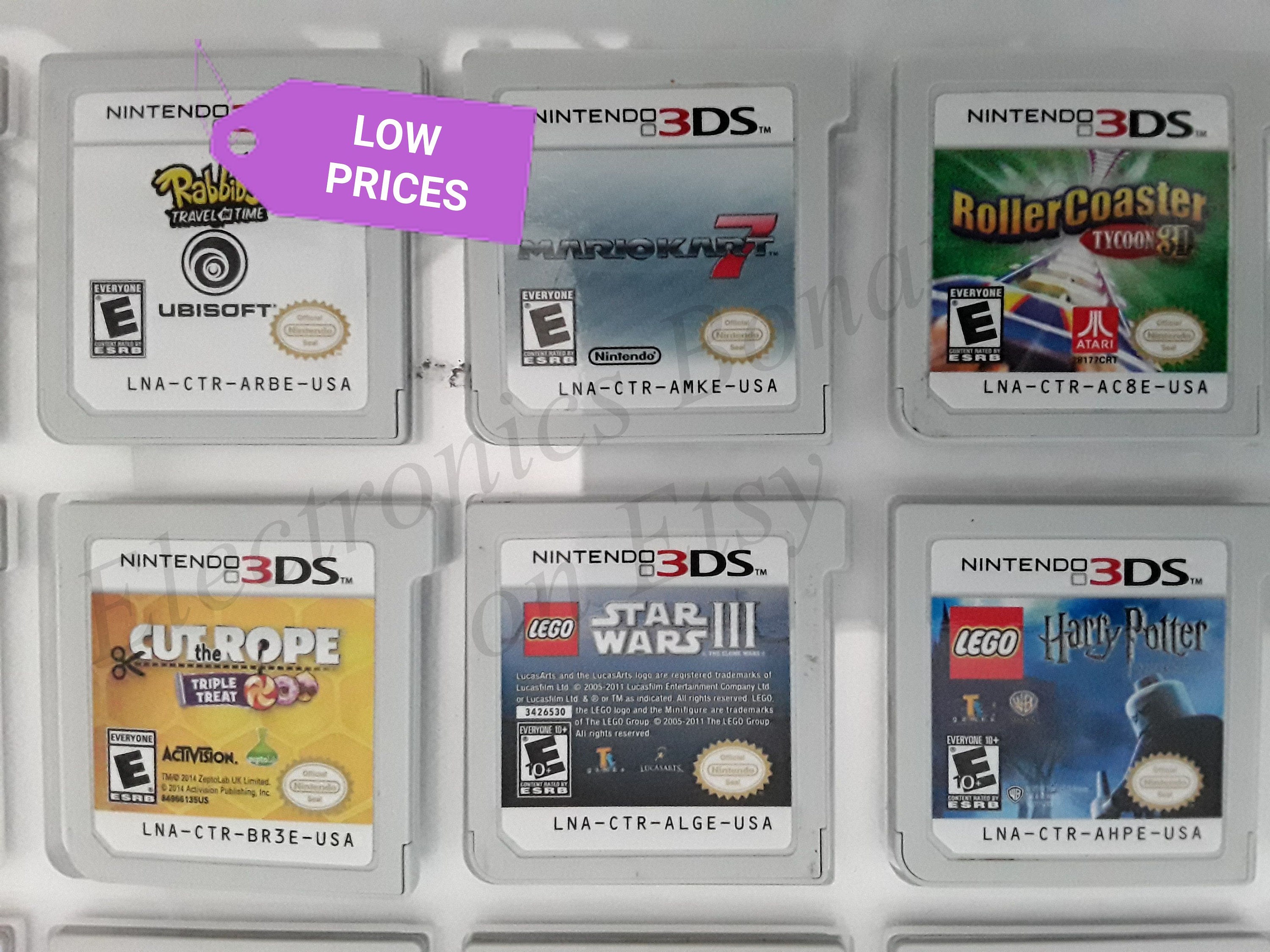 Authentic Nintendo 3DS Games - Etsy