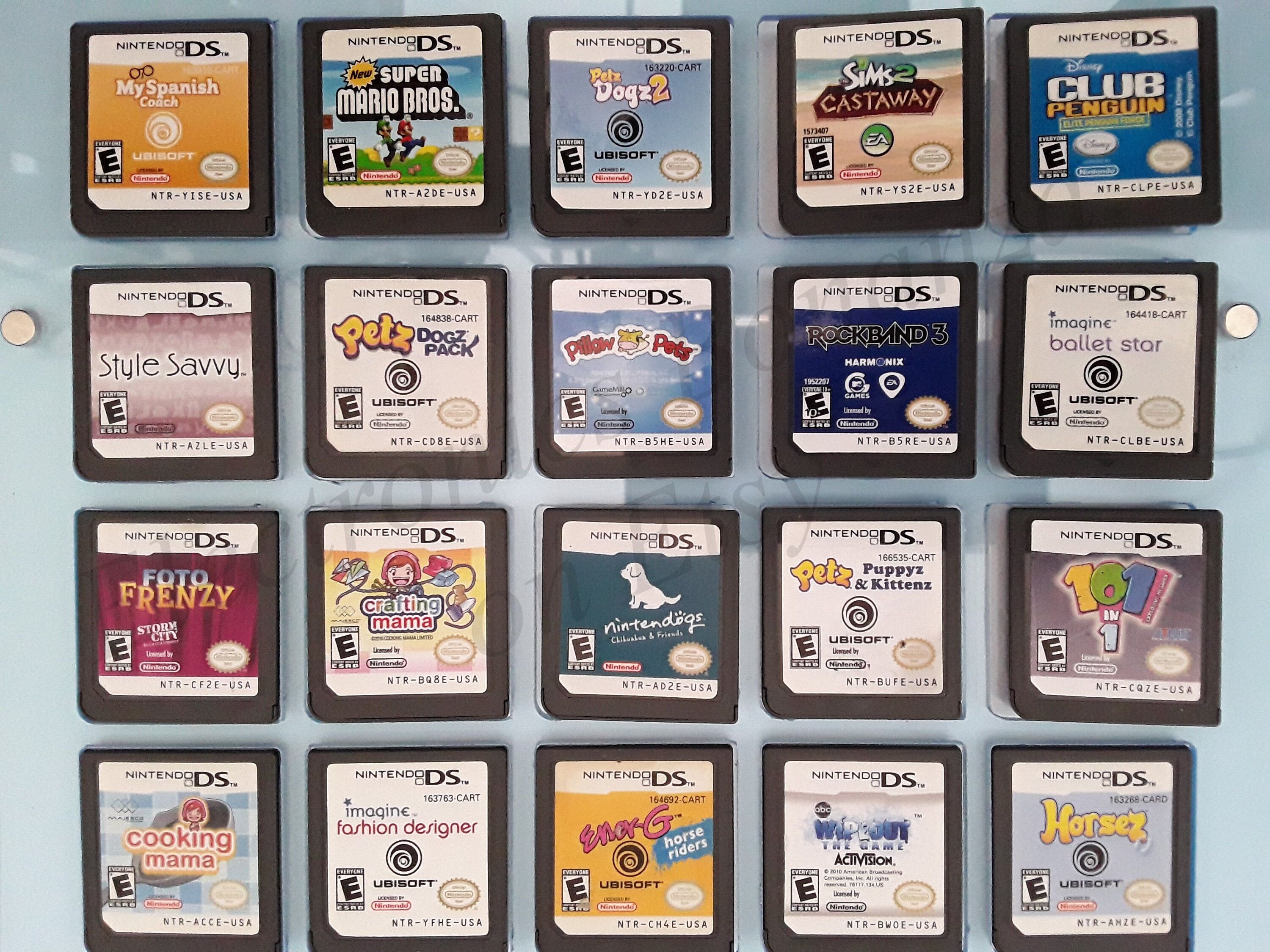 Authentic Nintendo DS Games for DS / Dslite / Dsi / 3DS XL and 2DS