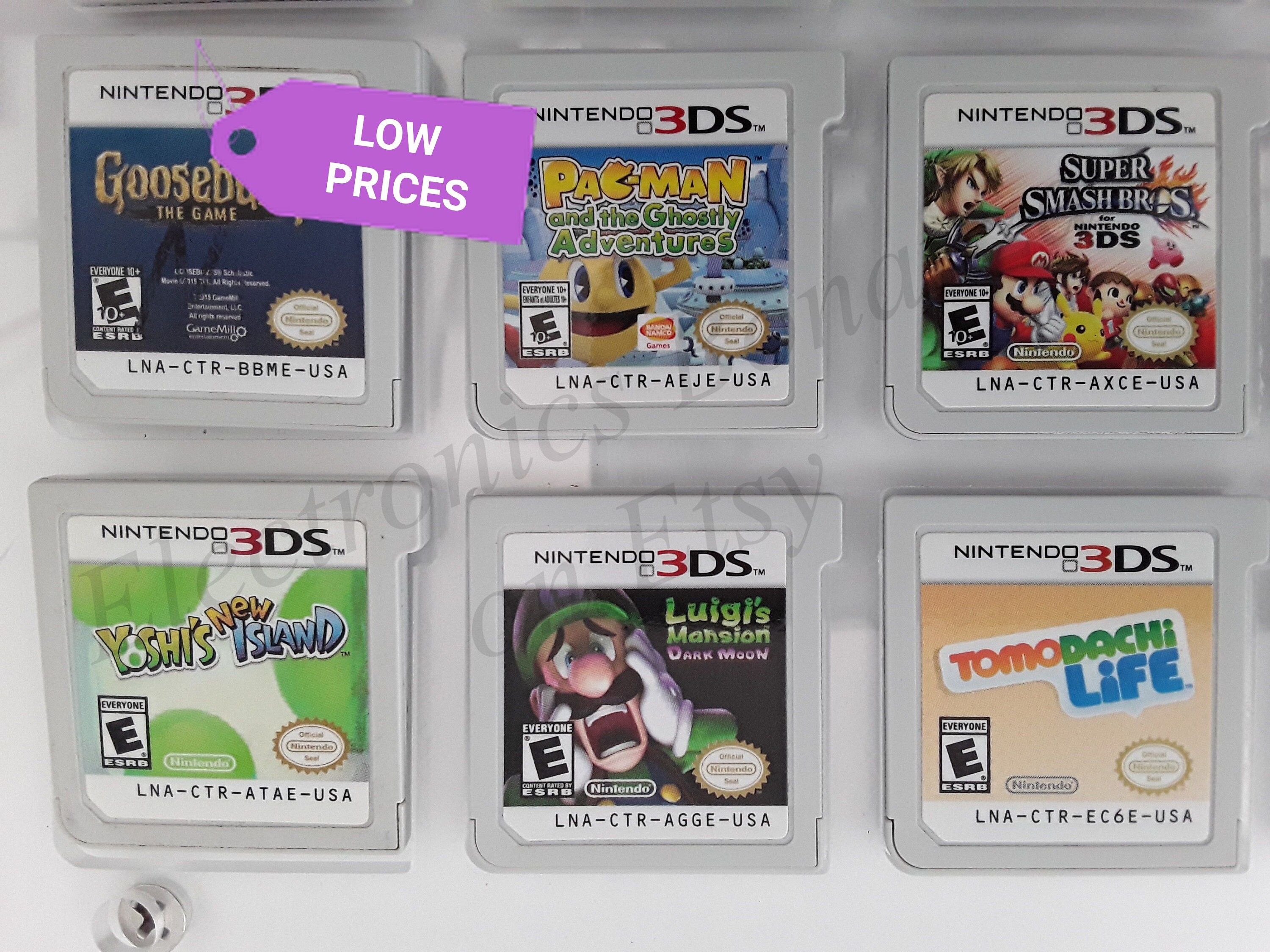Authentic Nintendo 3DS Games - Etsy