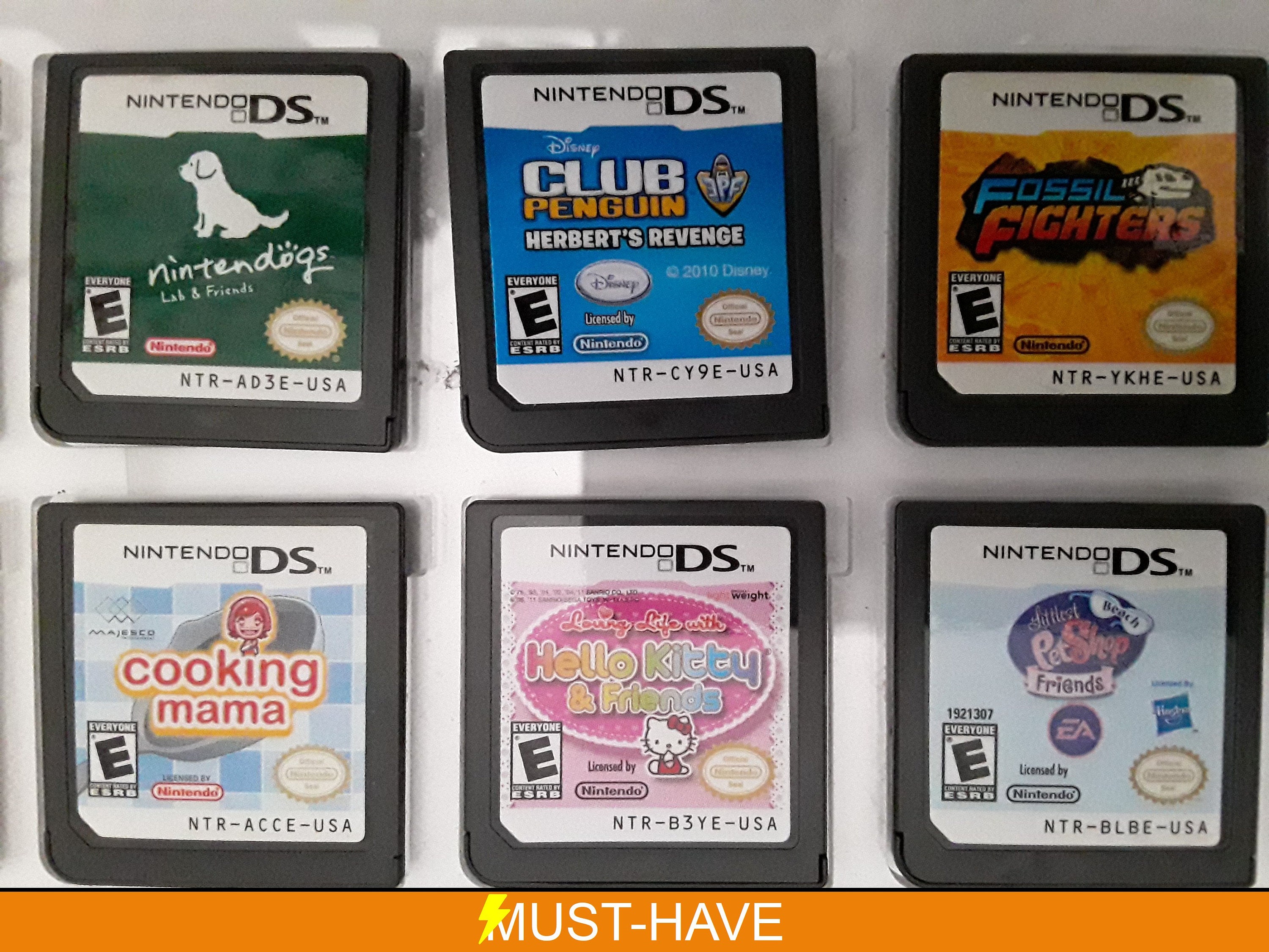 Authentic Nintendo DS Games for DS / Dslite / Dsi / 3DS XL and 2DS