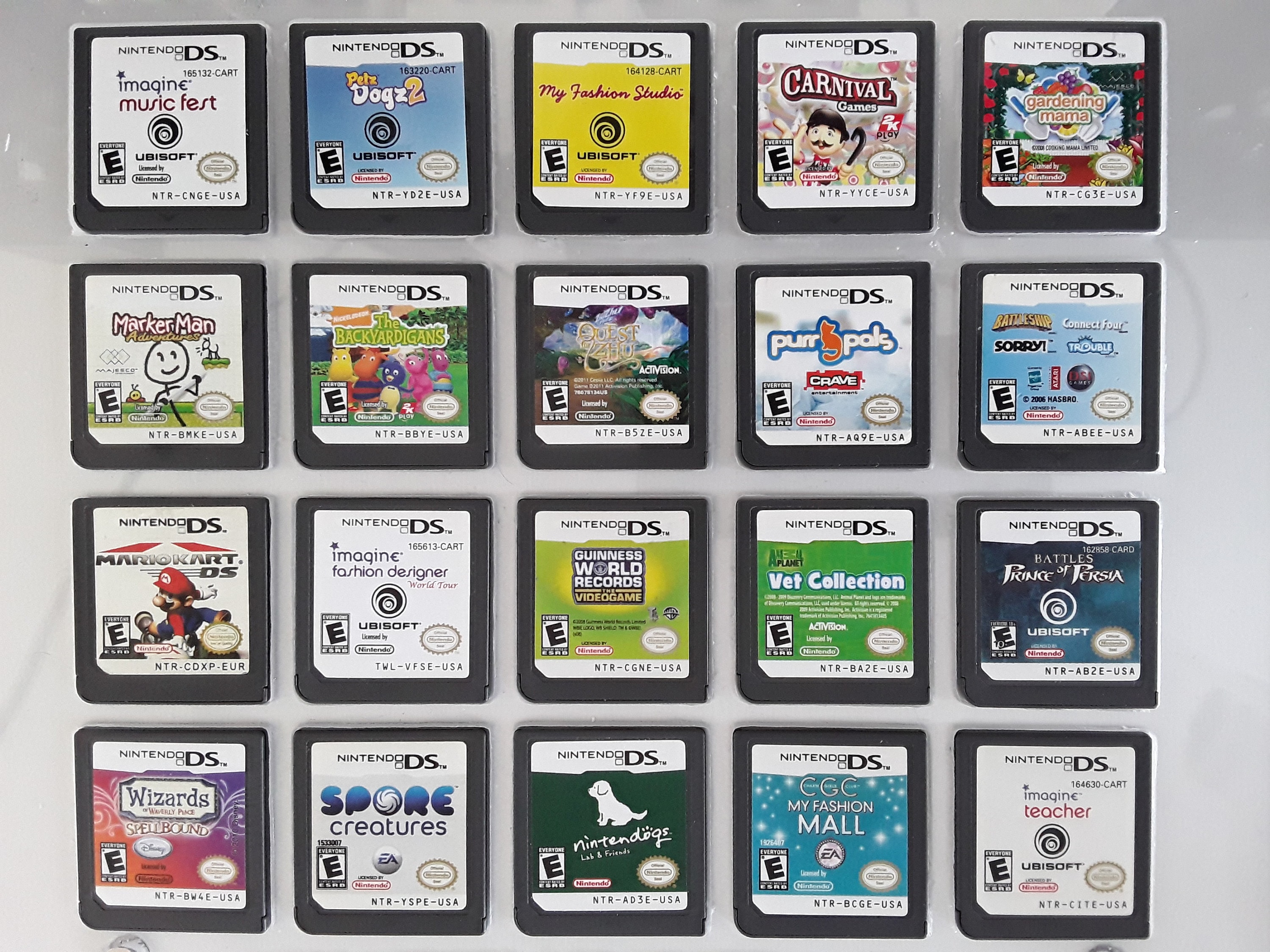 Authentic Nintendo DS Games for DS / DSLite / DSi / 3DS XL and 2DS