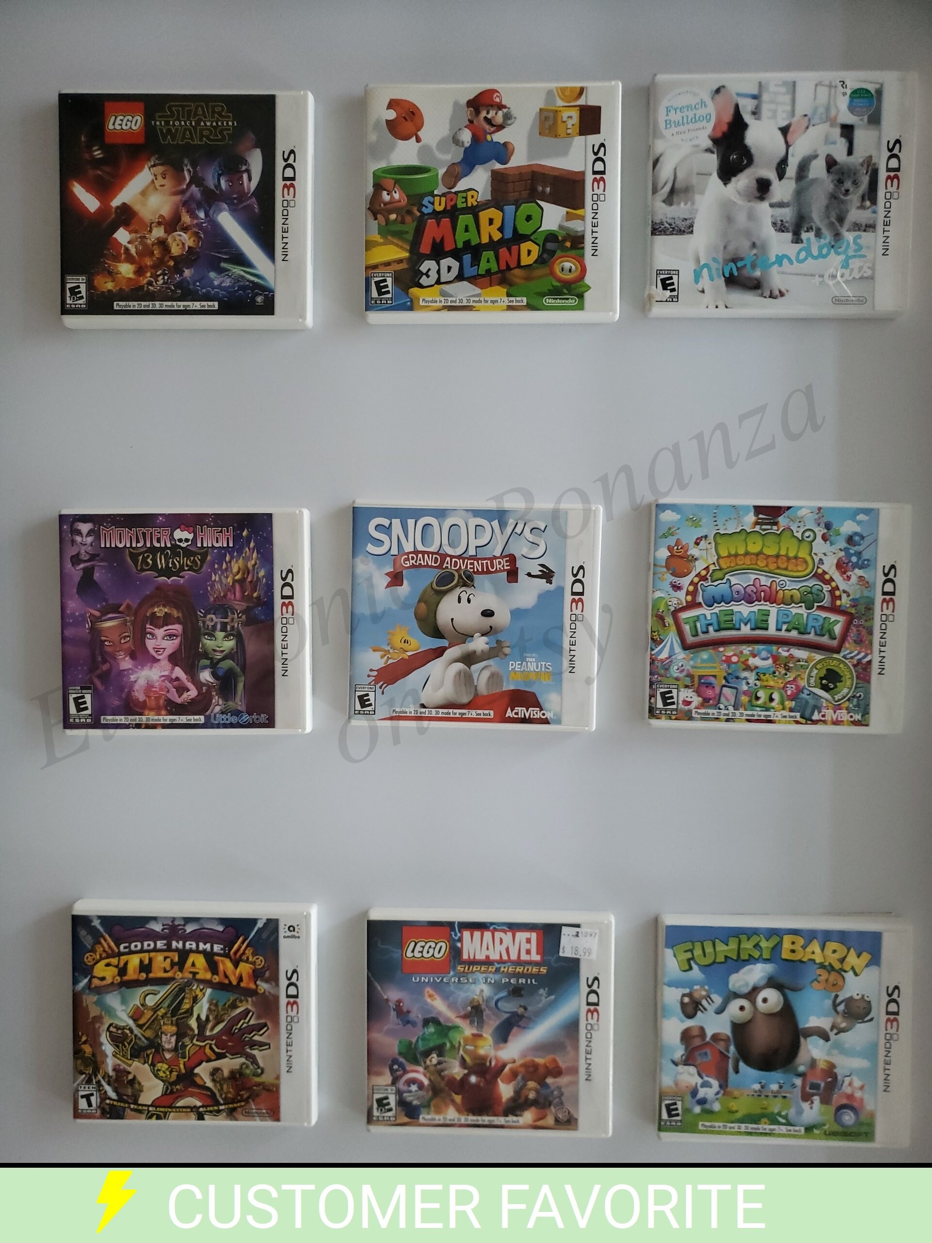 Authentic Nintendo 3DS Games - Etsy