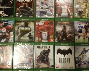 Xbox One Games Etsy