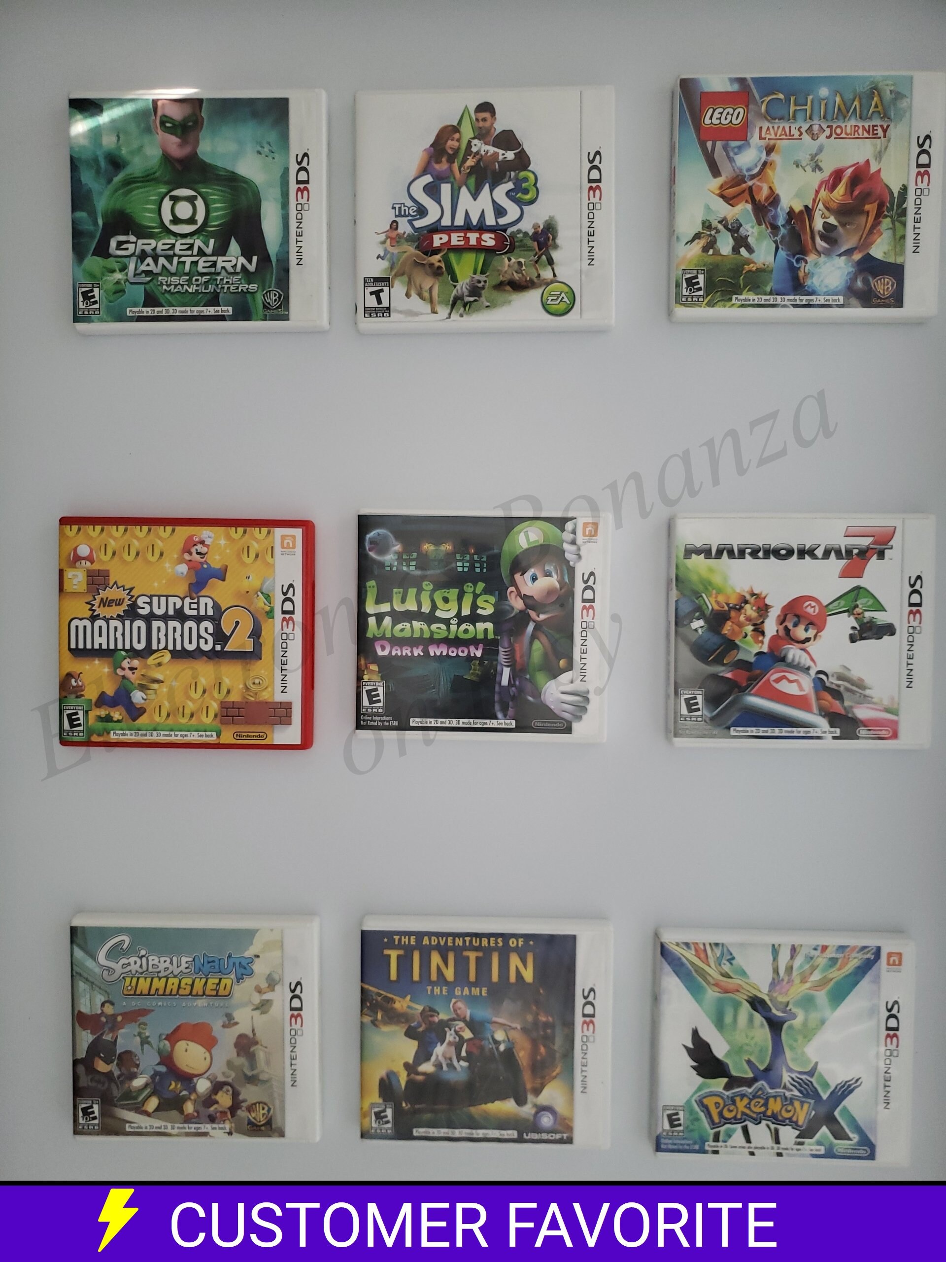 Authentic Nintendo 3DS Games - Etsy