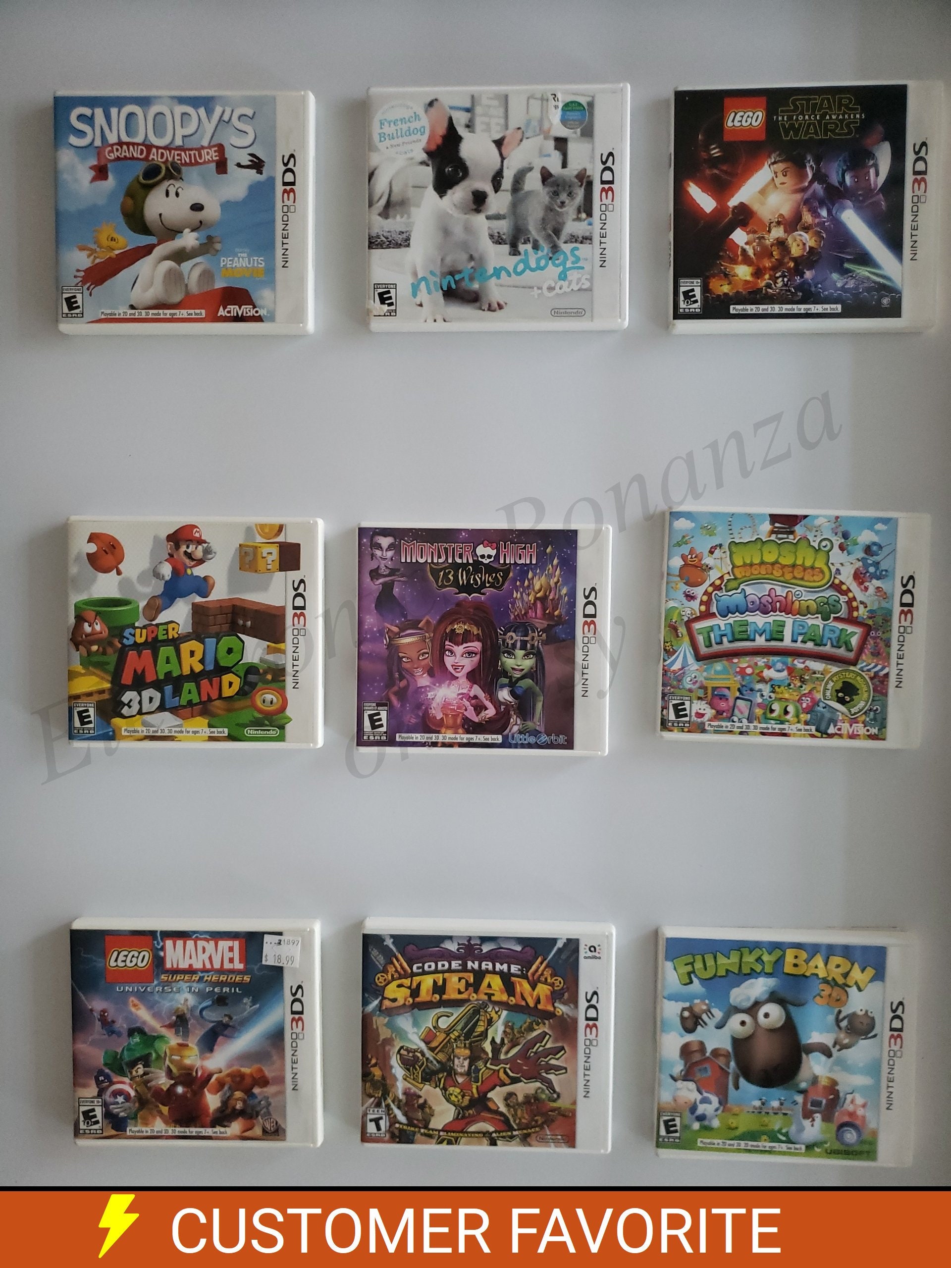 Authentic Nintendo 3DS Games - Etsy