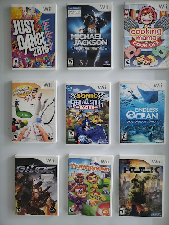 Authentic Nintendo Wii Games - Etsy
