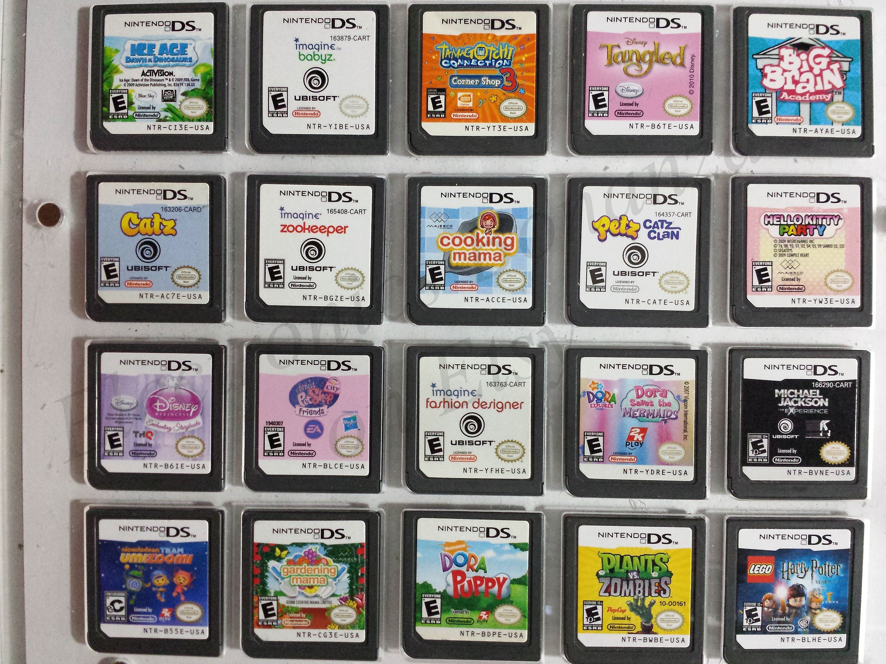 Authentic Nintendo DS Games for DS / Dslite / Dsi / 3DS XL and 2DS