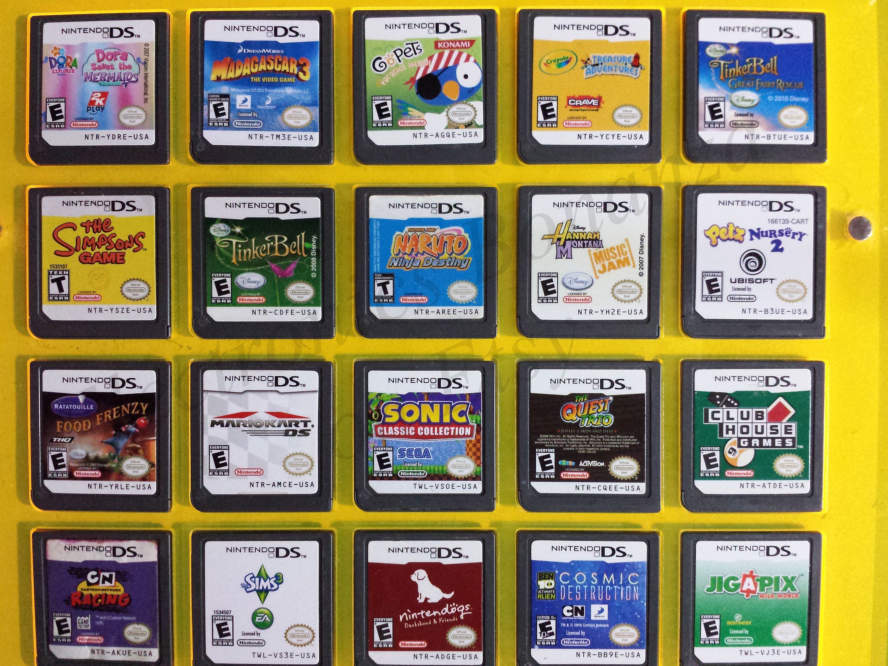Authentic Nintendo DS Games for DS / DSLite / DSi / 3DS XL