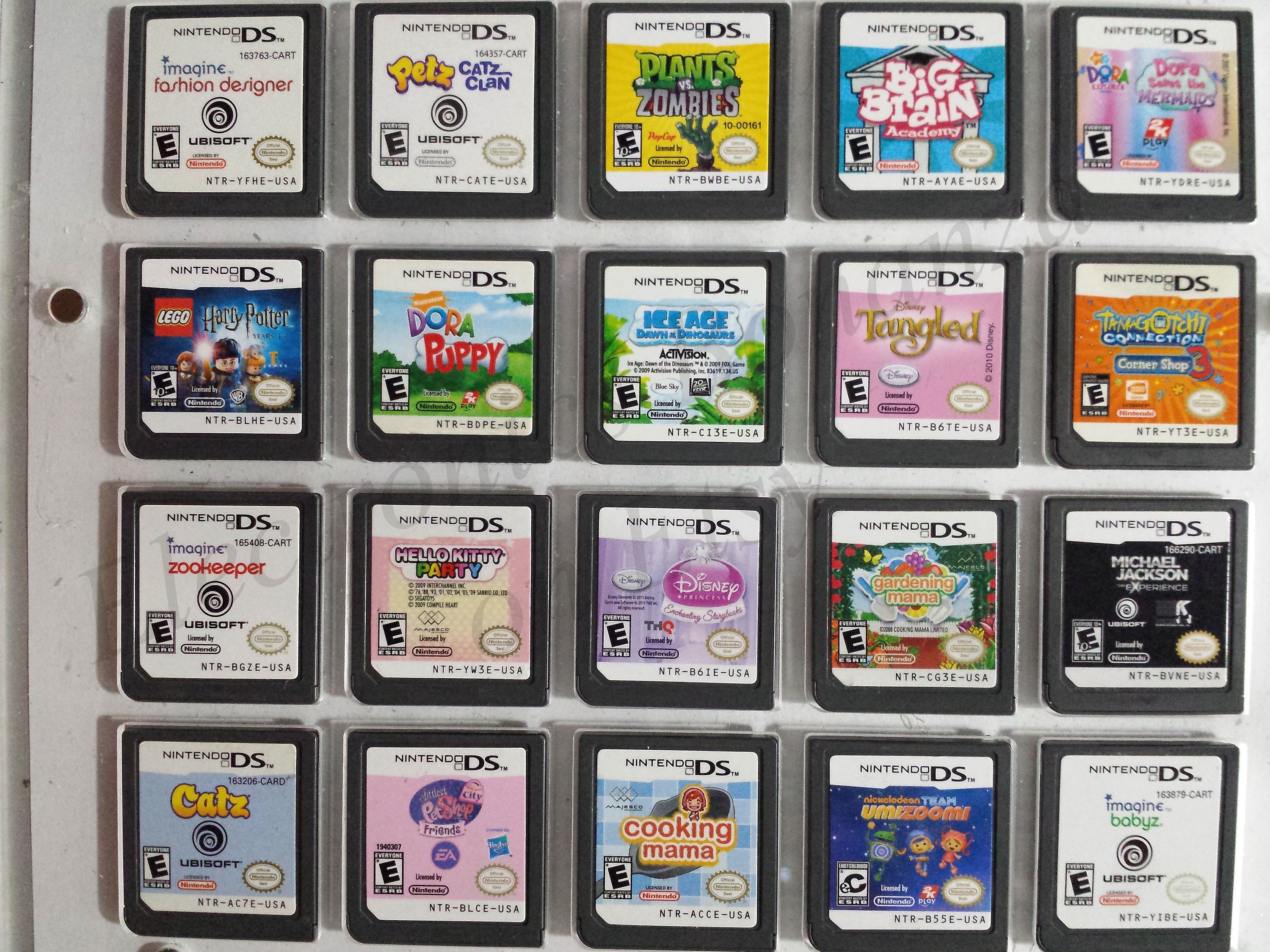 Authentic Nintendo DS Games for DS / Dslite / Dsi / 3DS XL and 2DS