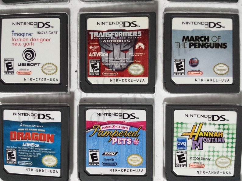 Authentic Nintendo DS Games for DS / DSLite / DSi / 3DS XL and 2DS image 4