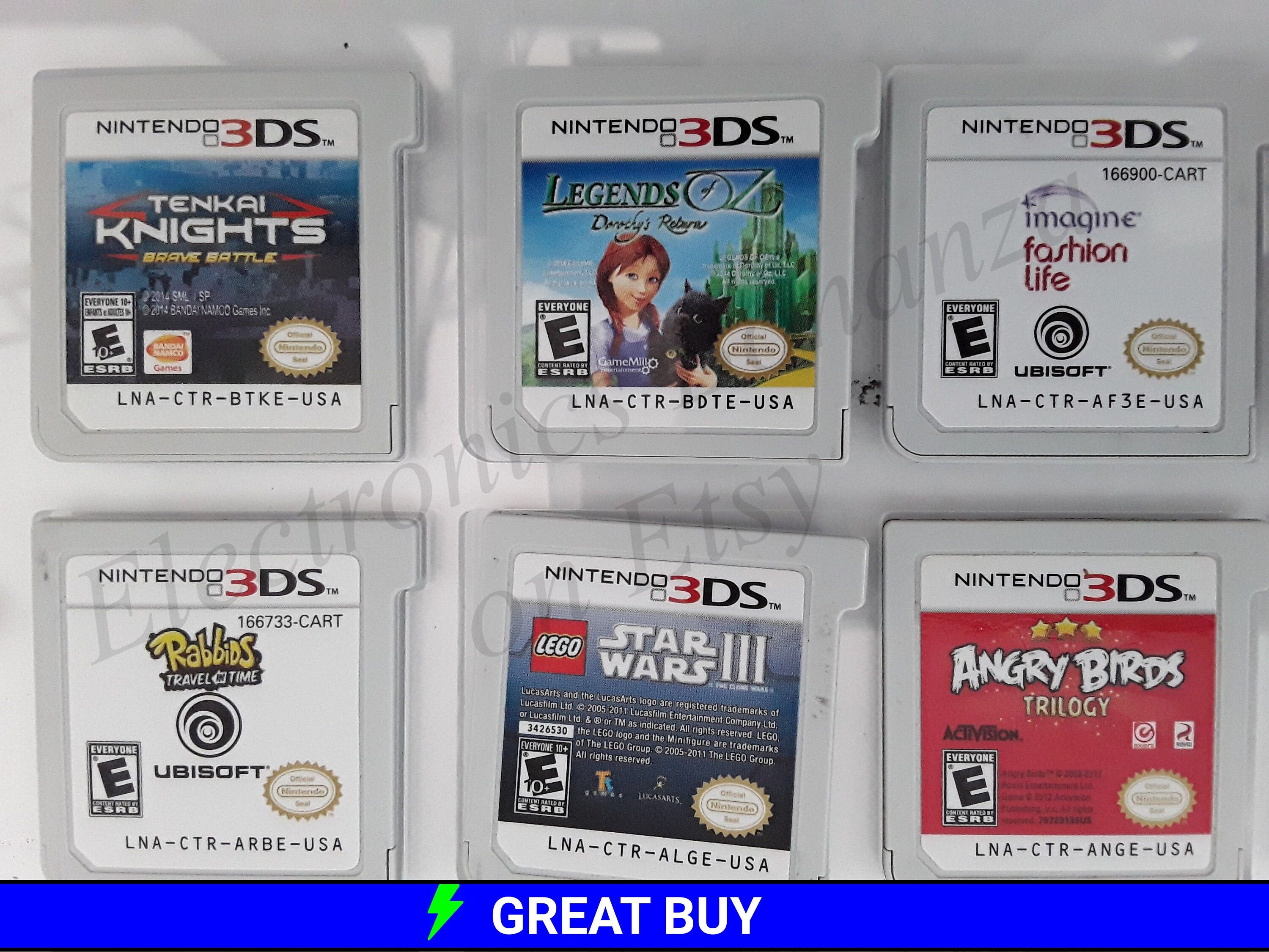 Authentic Nintendo 3DS Games - Etsy
