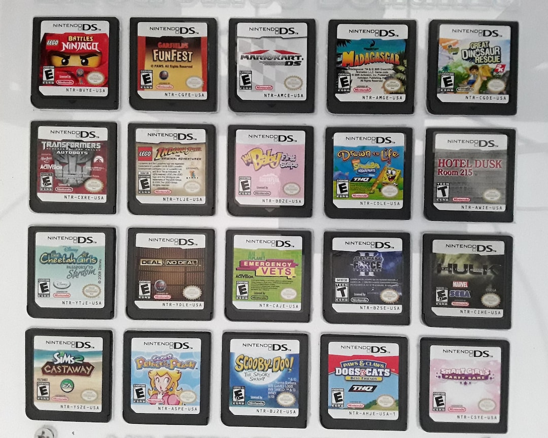 Authentic Nintendo DS Games for DS / Dslite / Dsi / 3DS XL and 2DS